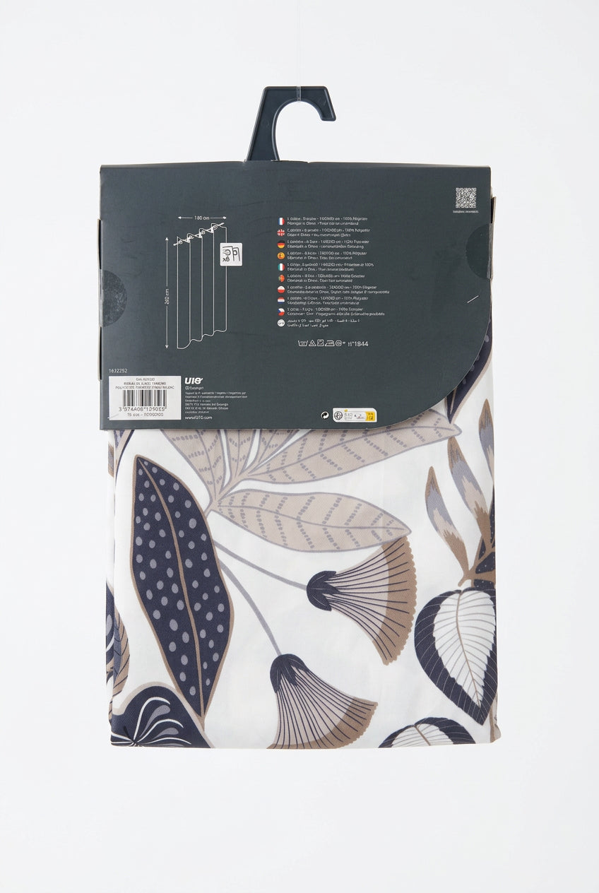 Tenda interni Rideau- foglie grigio 1612352