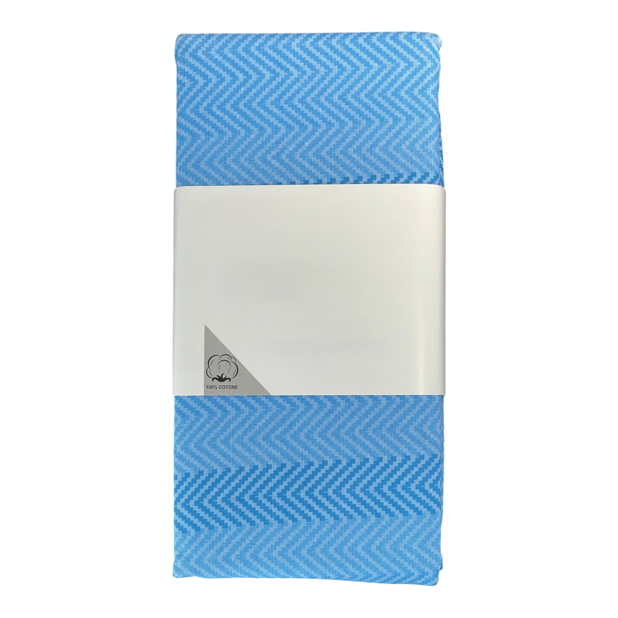 Coppia federe Collezione Diadema - zig zag - Azzurro