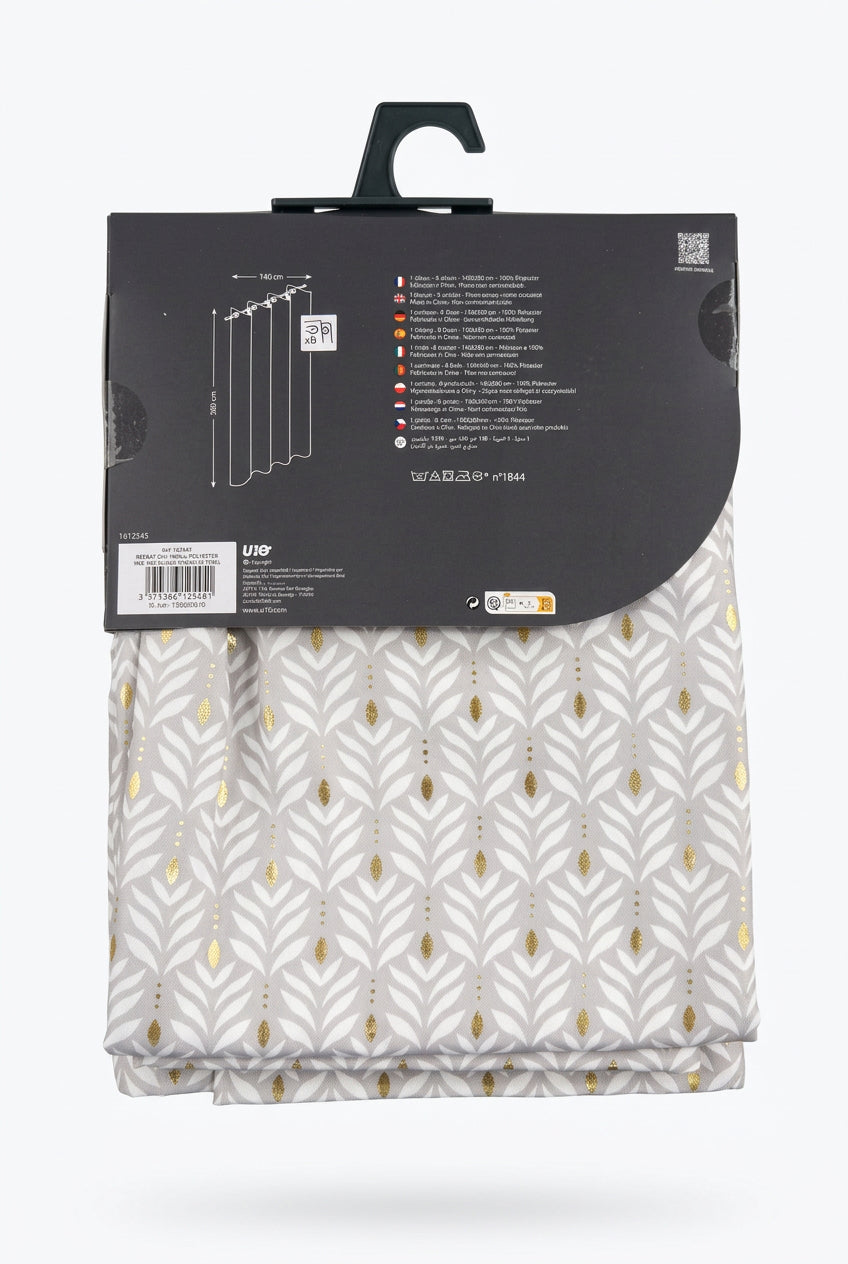 Tenda interni Rideau-geometrico oro 1612545