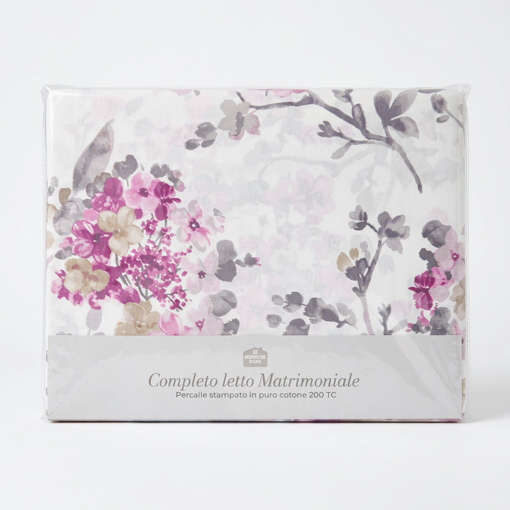 Completo letto percalle - Bouquet