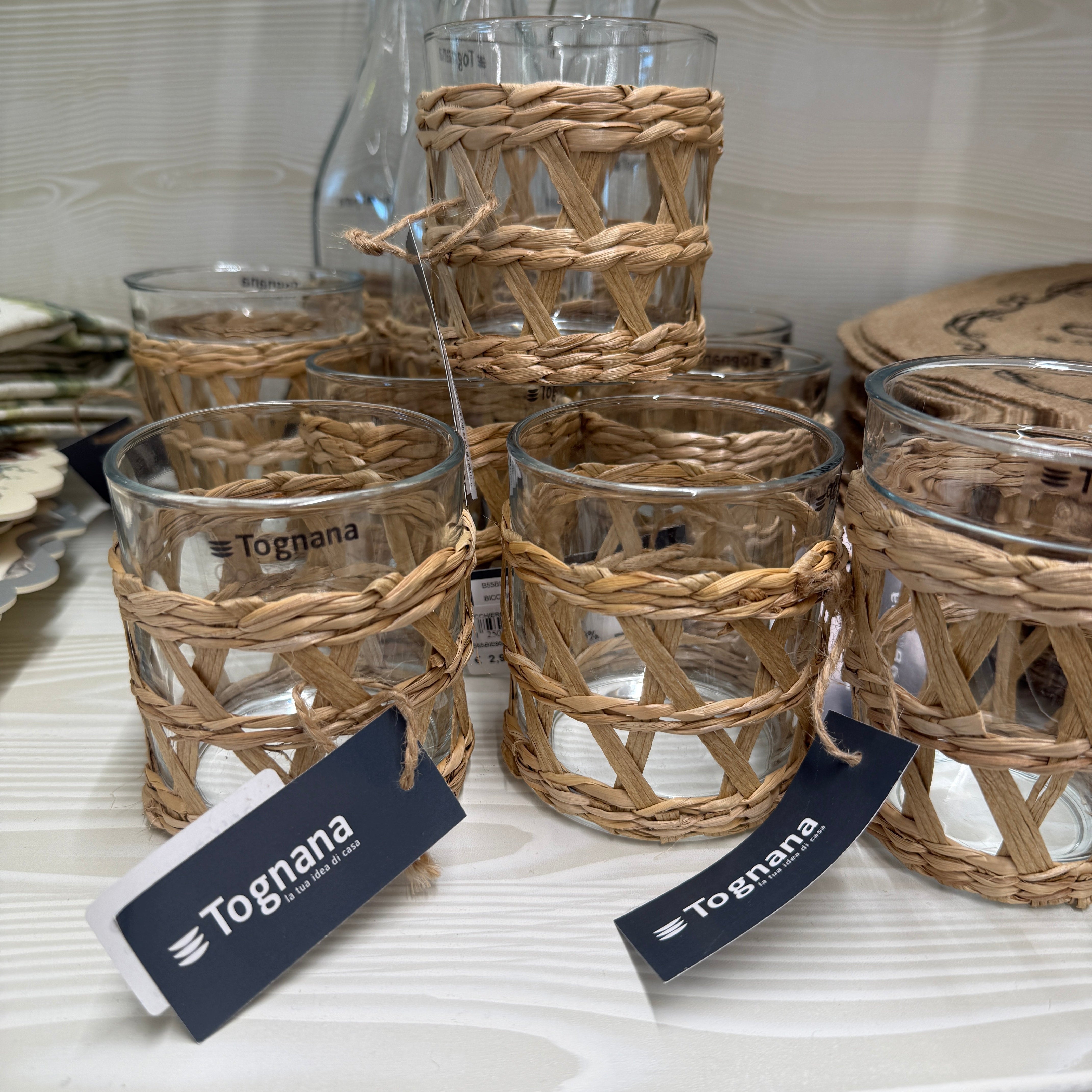 Bicchiere con paglia - Tognana