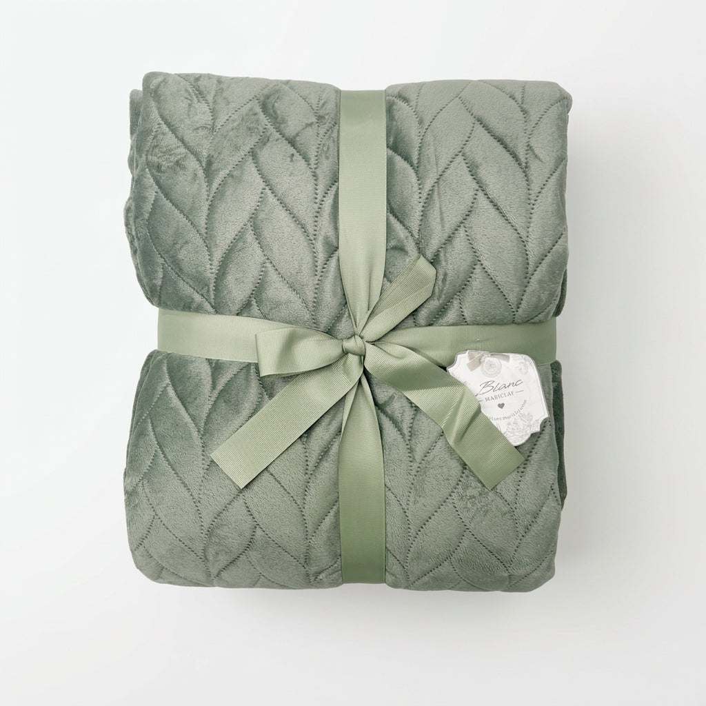 Trapuntino Blanc Mariclò - 350gsm velluto Verde