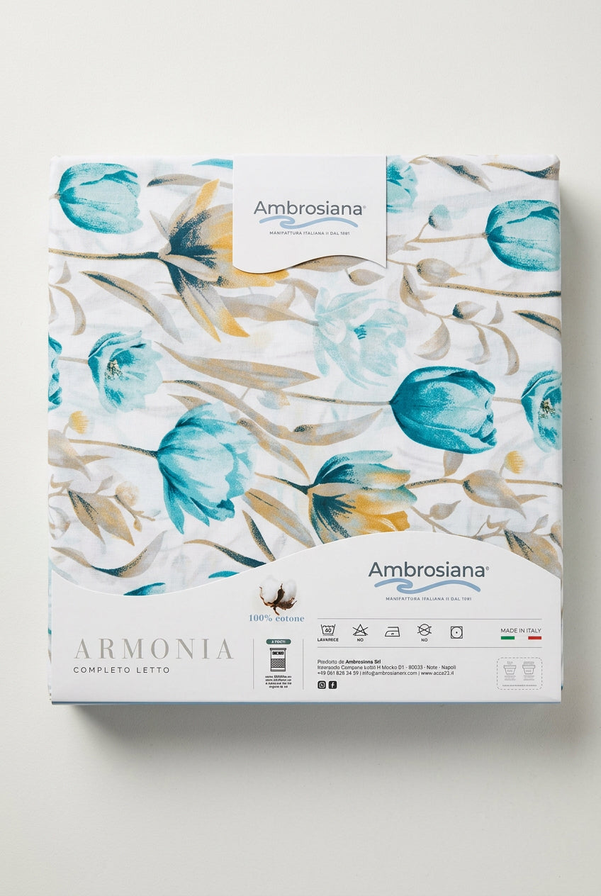Completo letto Armonia- Nicole acqua