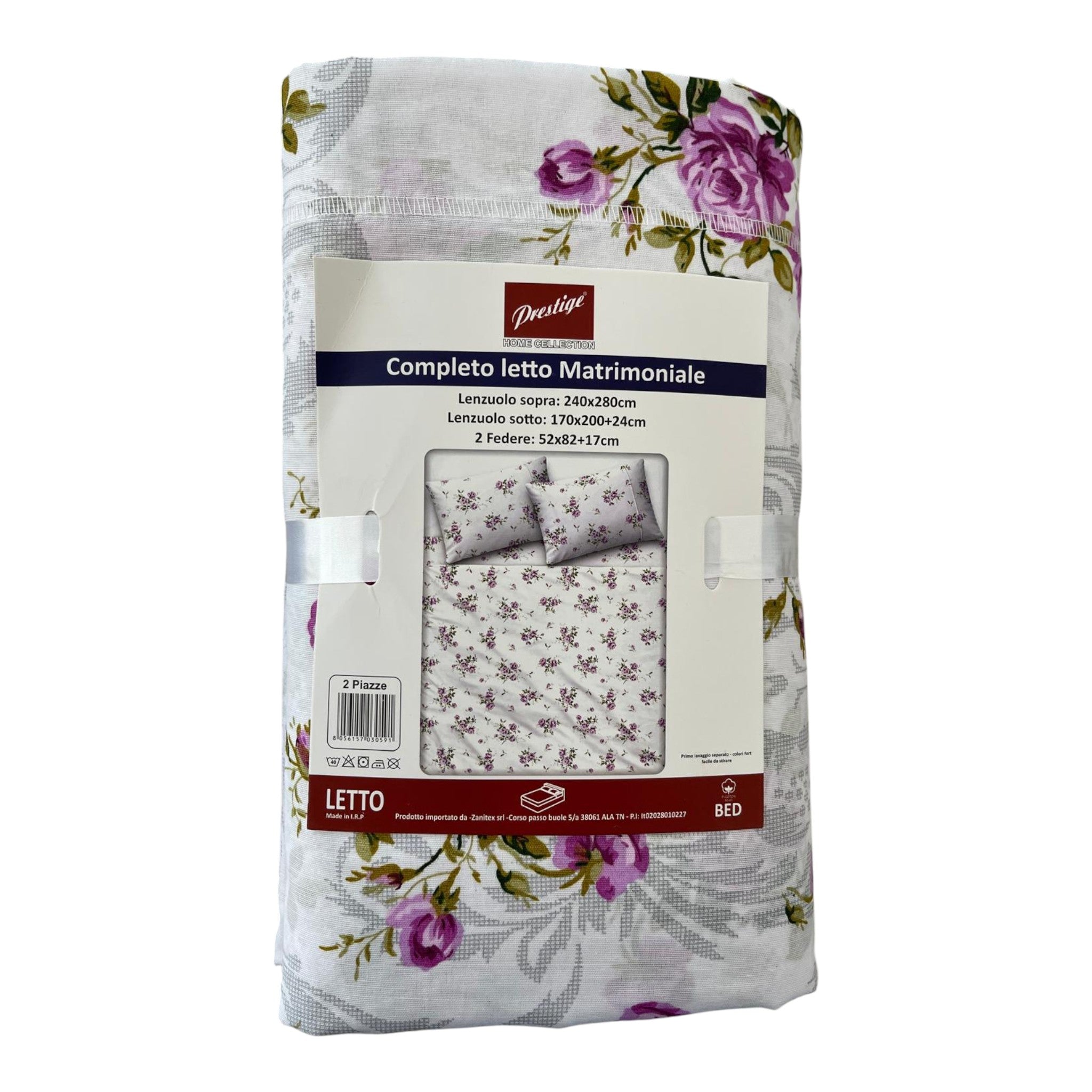 Completo letto Prestige - Rose fucsia