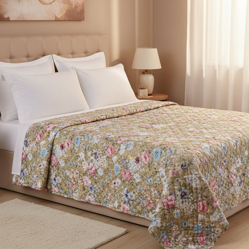 Trapuntino velluto R. Balestra - Botanic - Sabbia