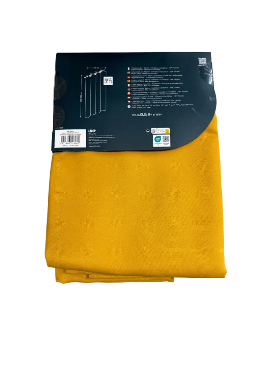 Tenda interni Rideau- giallo senape