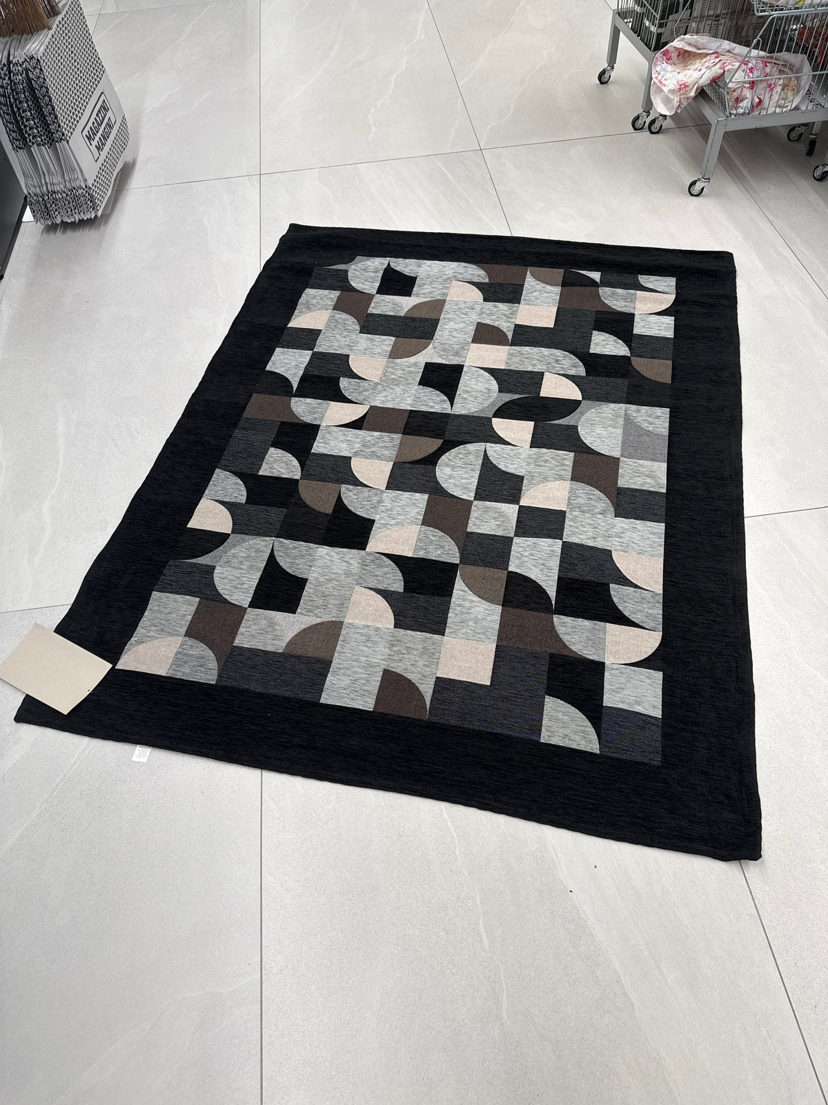 Tappeto Incanto (Dis. 7205 loops) - 140x180cm - nero