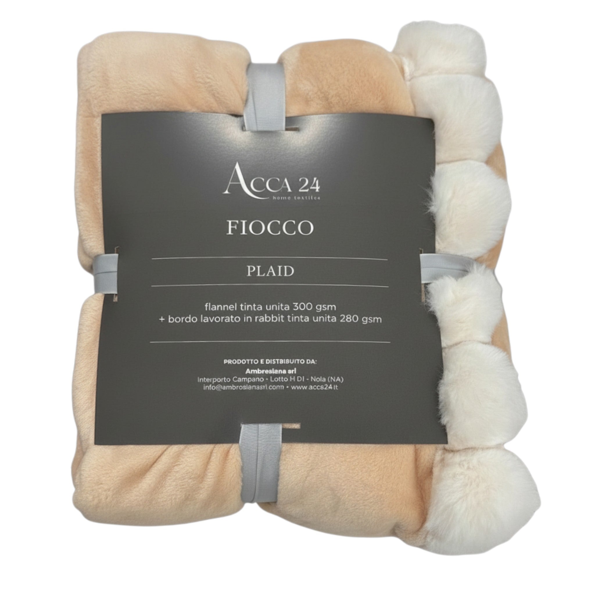 Plaid Acca24 - Fiocco - Beige
