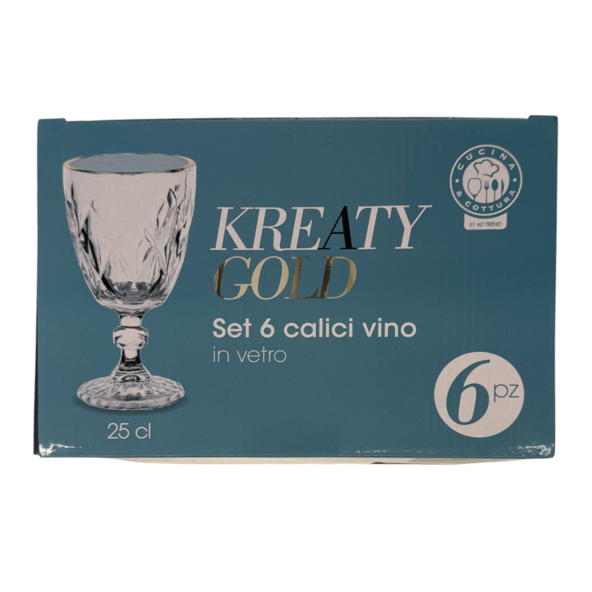 Calici Kreaty Gold - Diamante
