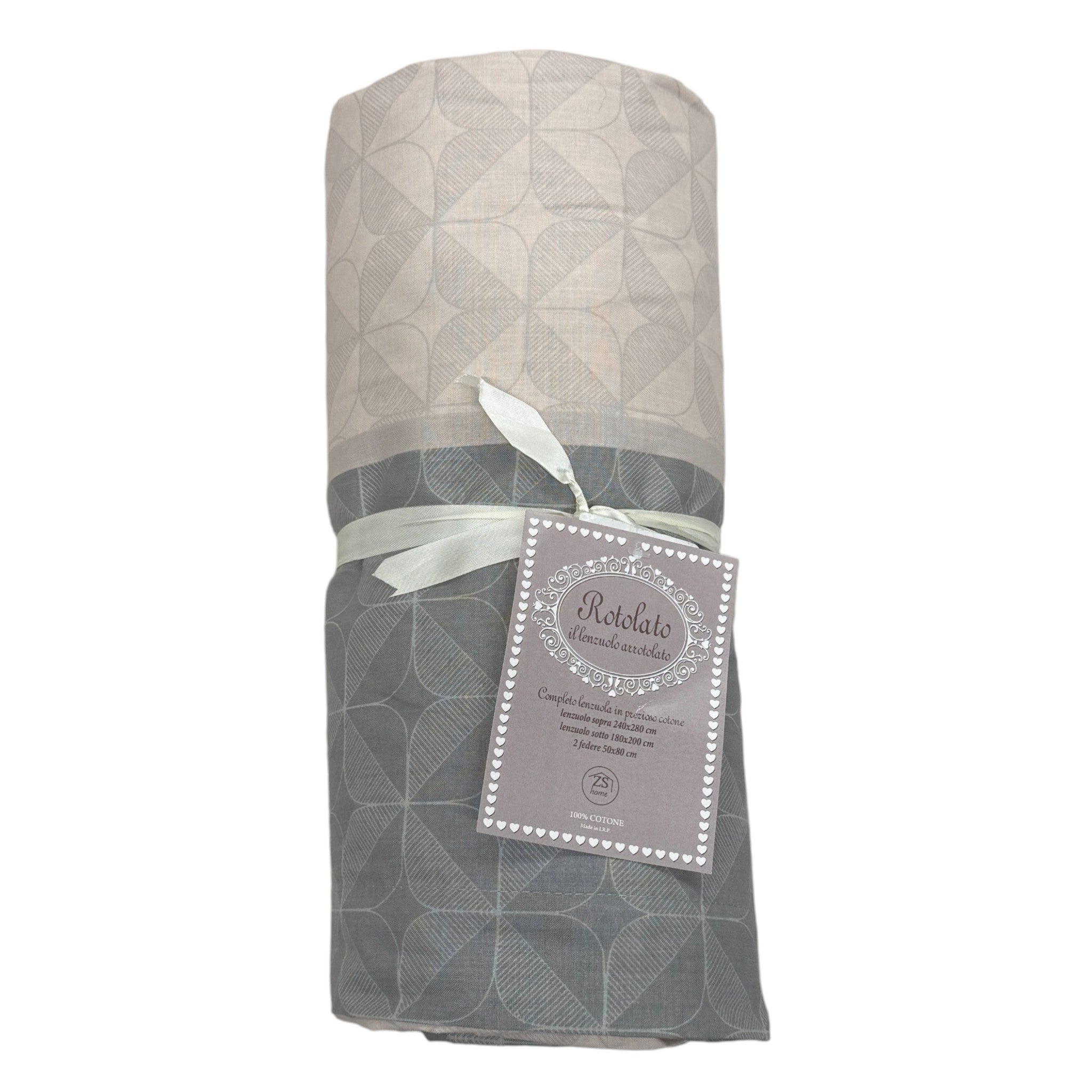 Rotolato - il lenzuolo arrotolato - Geometrico