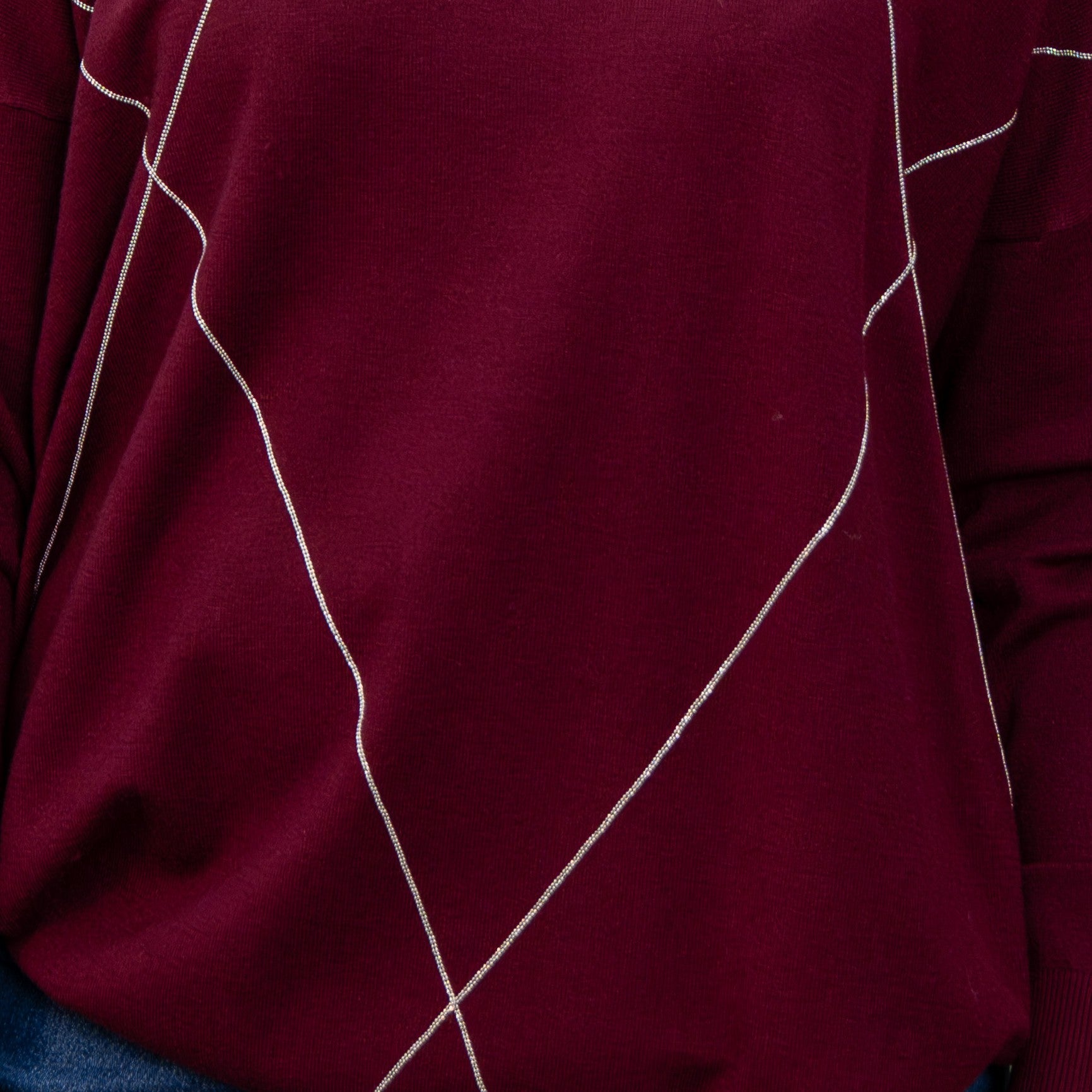 Maglia donna - Bordeaux - Rombi