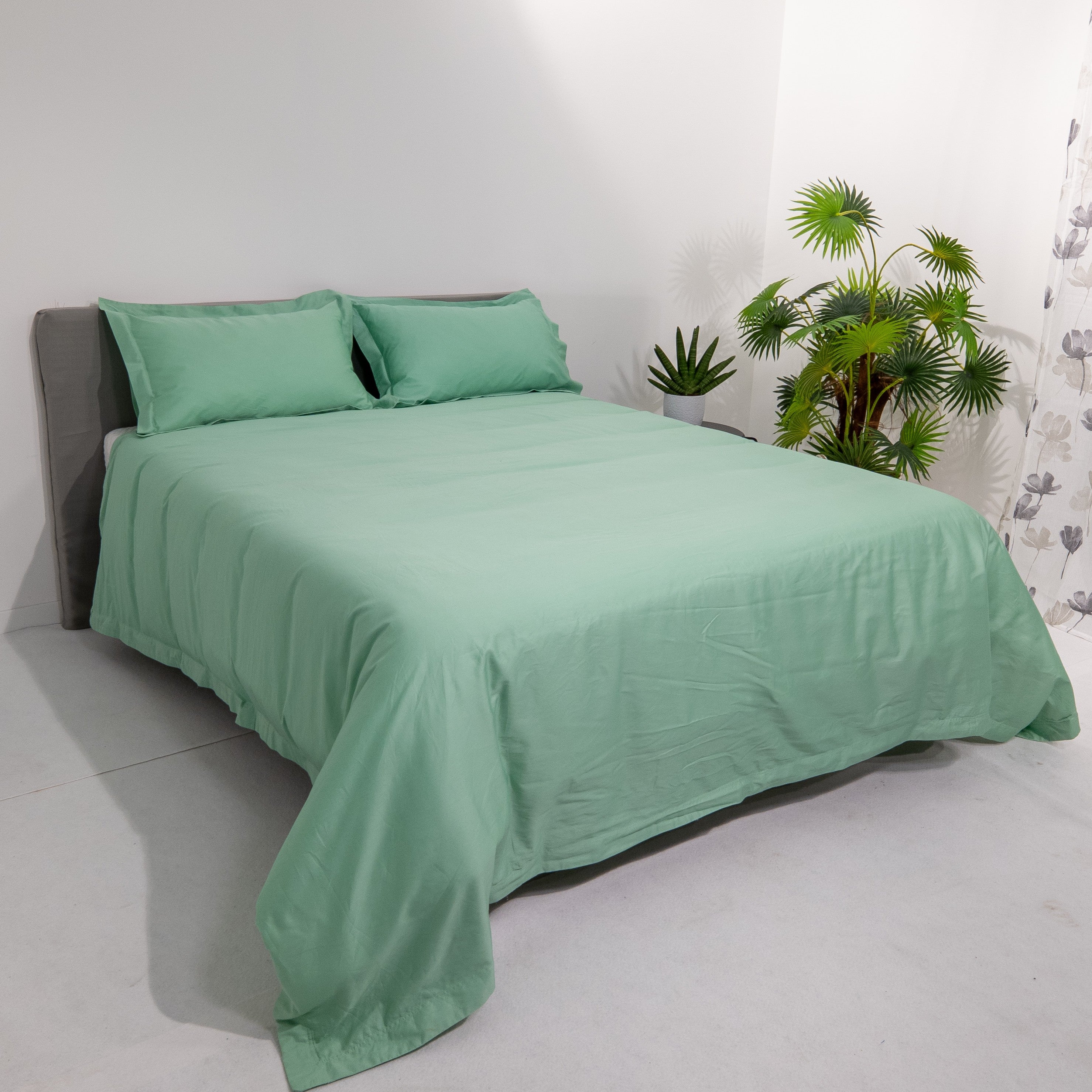 Copripiumino matrimoniale - Verde Acqua