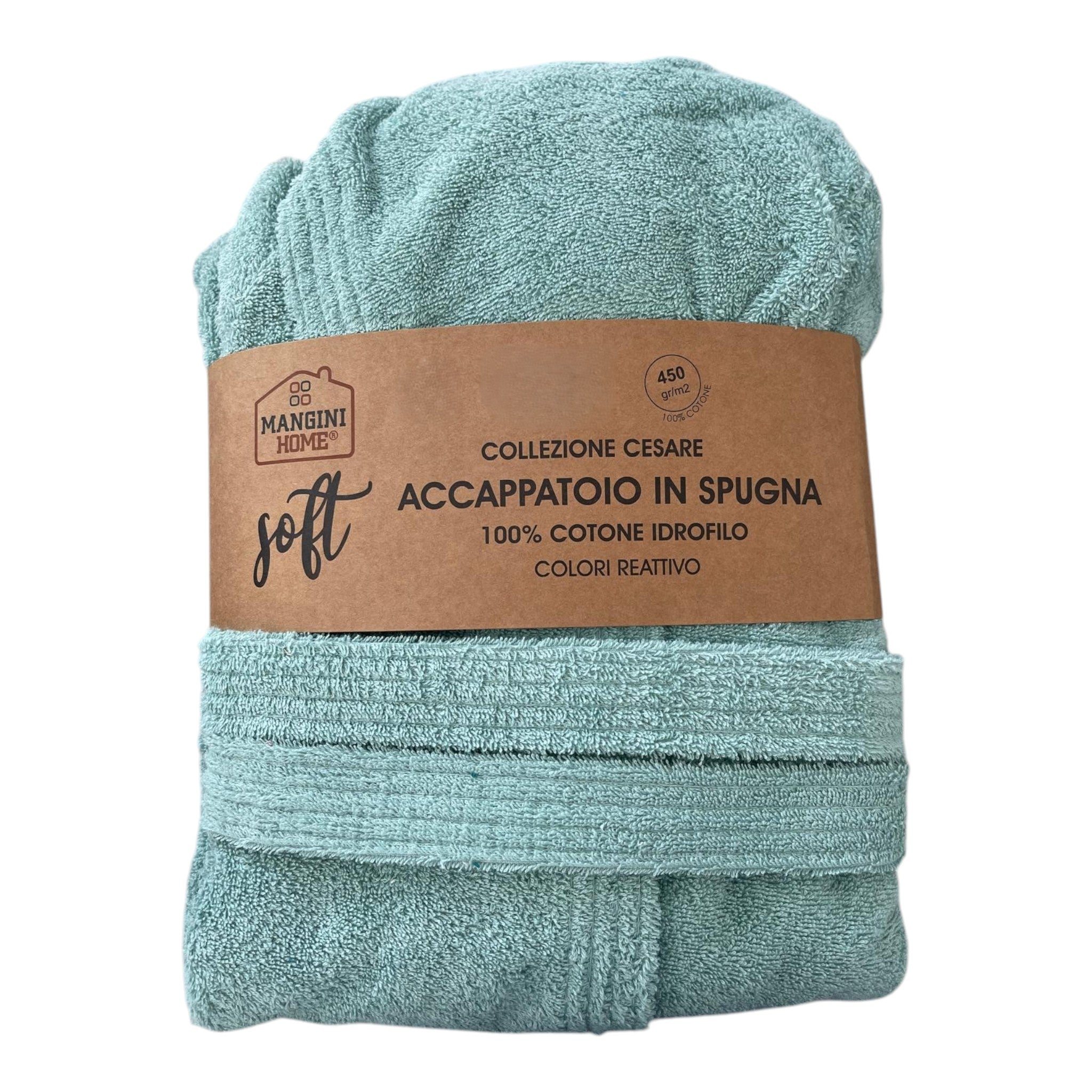 Accappatoio spugna Mangini Home - col. Tiffany