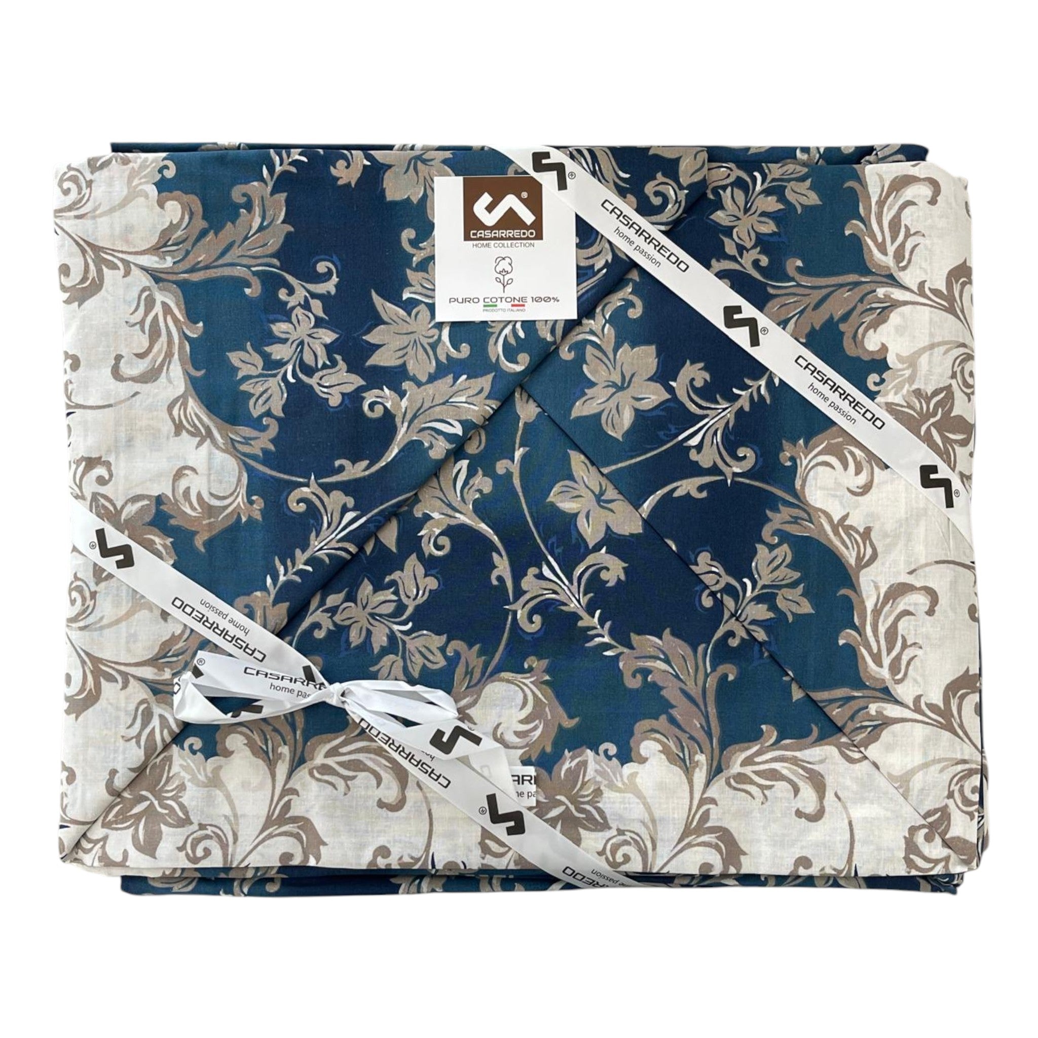 Coppia lenzuola Casarredo - Ramage - Blu