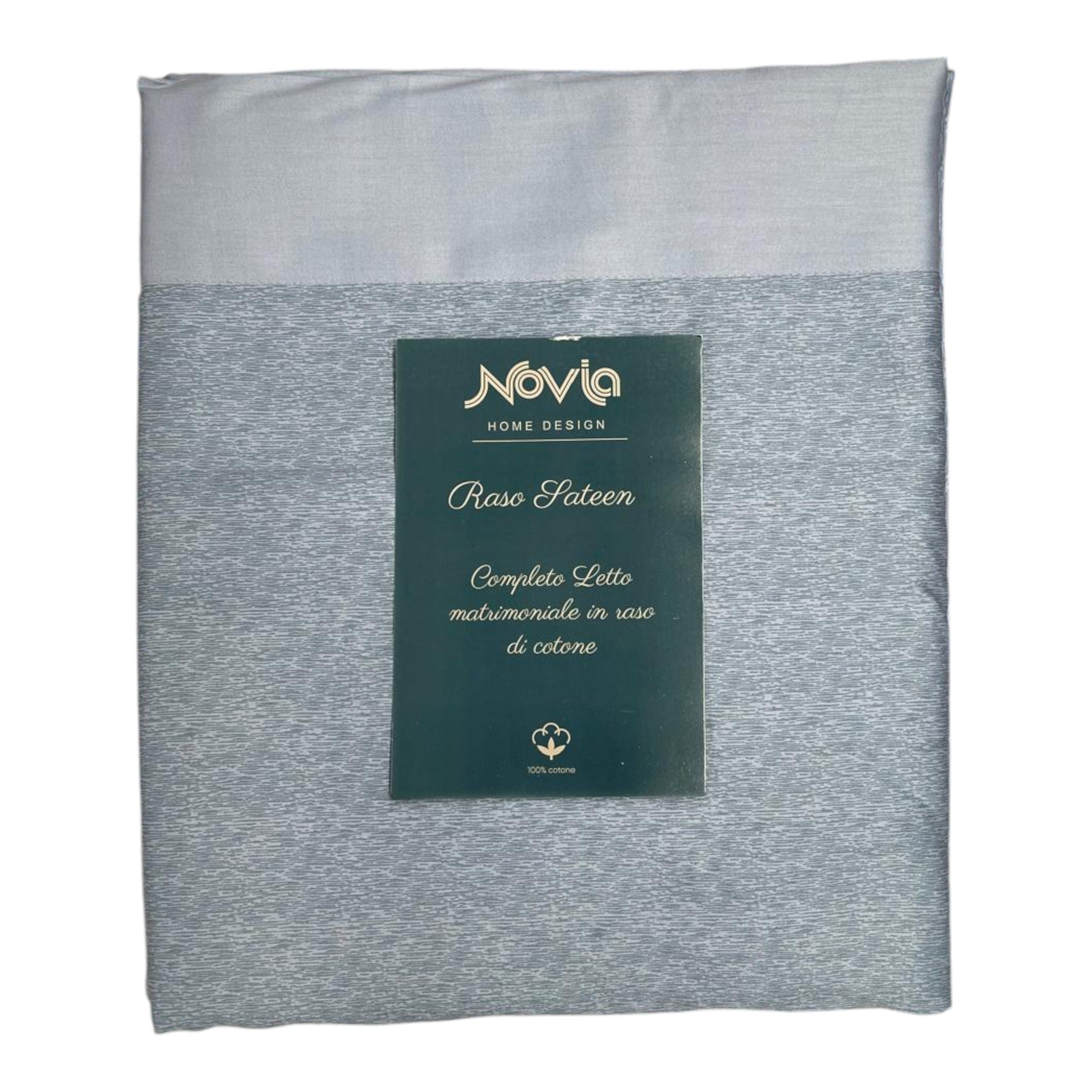 Completo letto Novia - Raso Sateen - Celeste