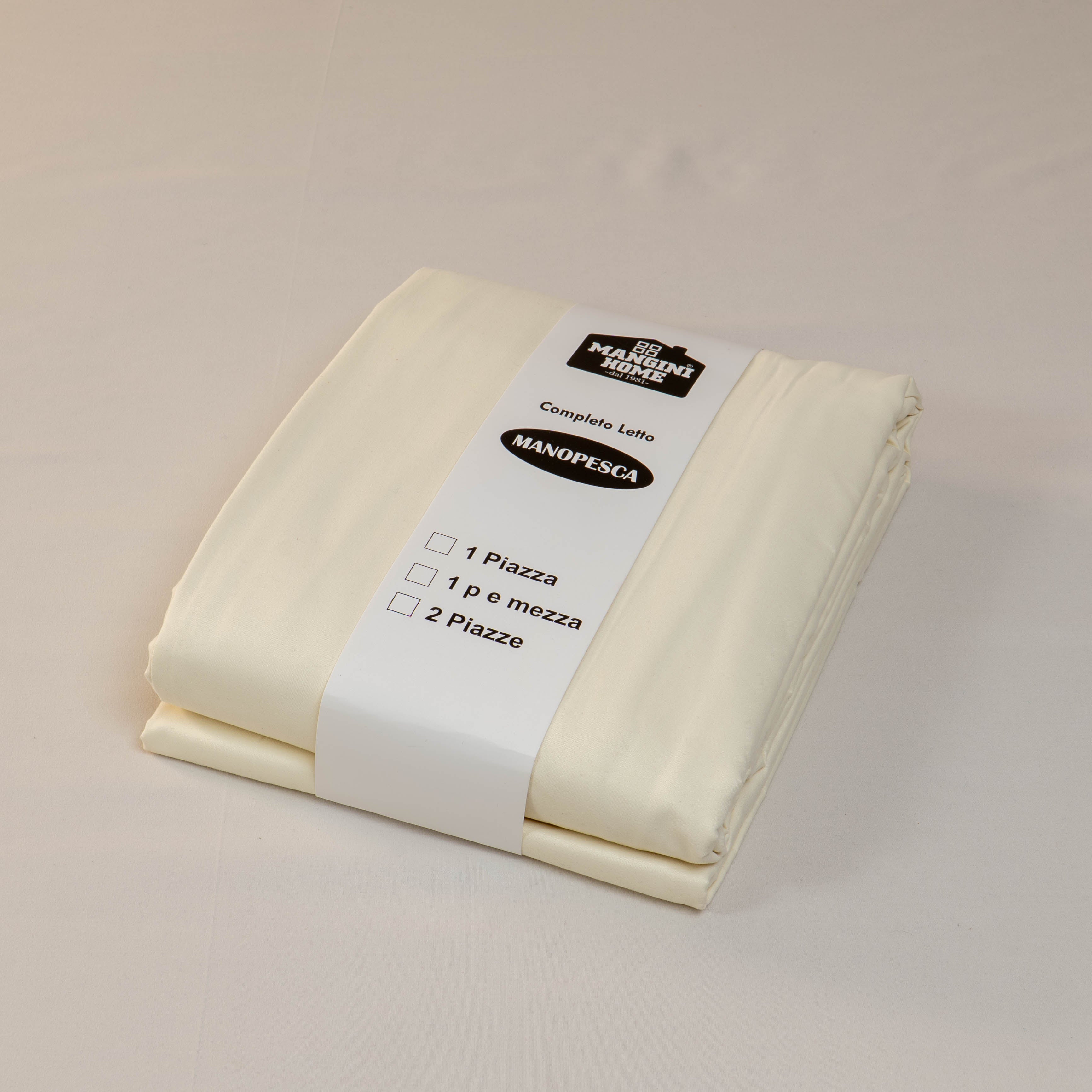 Completo letto Manopesca - Crema