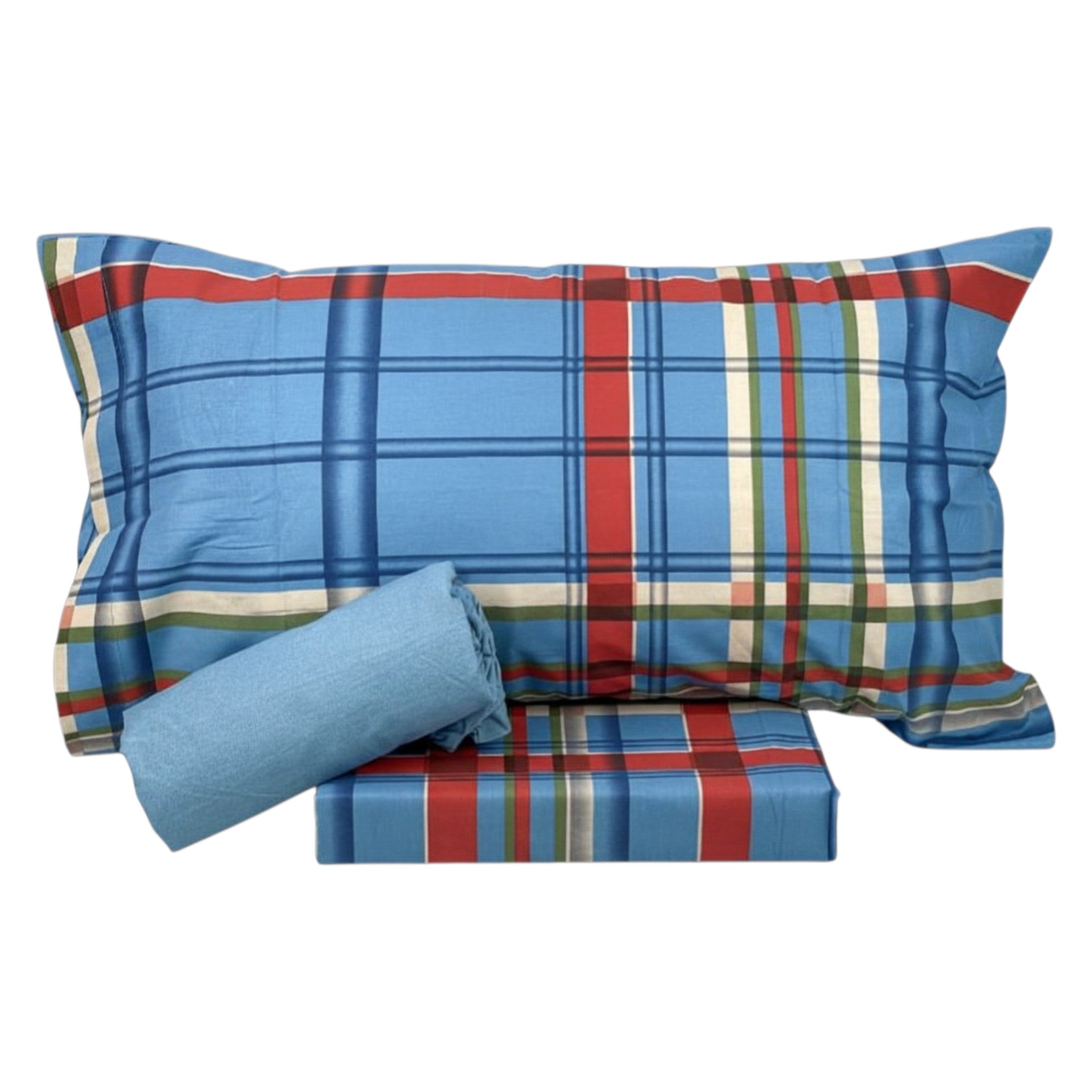 Completo letto Bassetti Dream Kilt - Blu