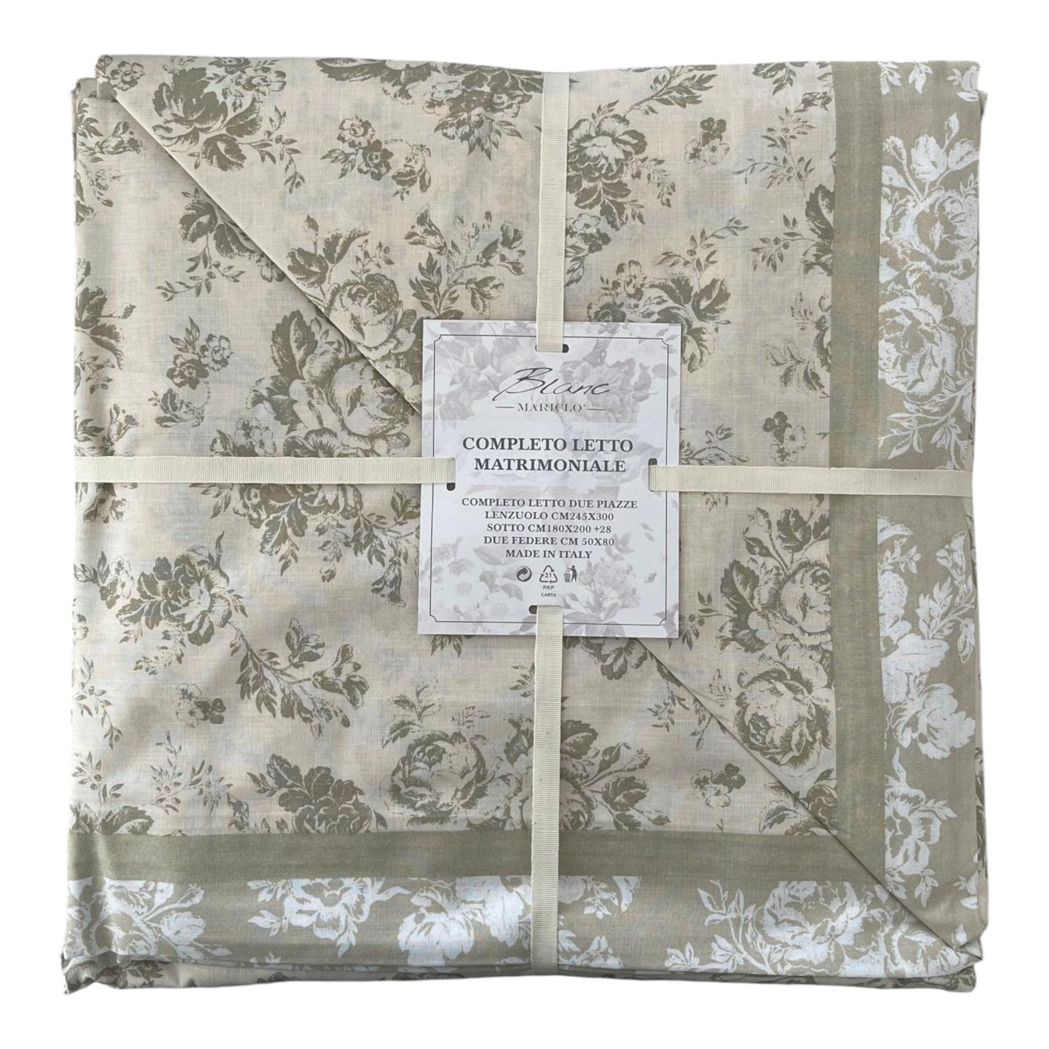 Completo letto Blanc Mariclò - Rose