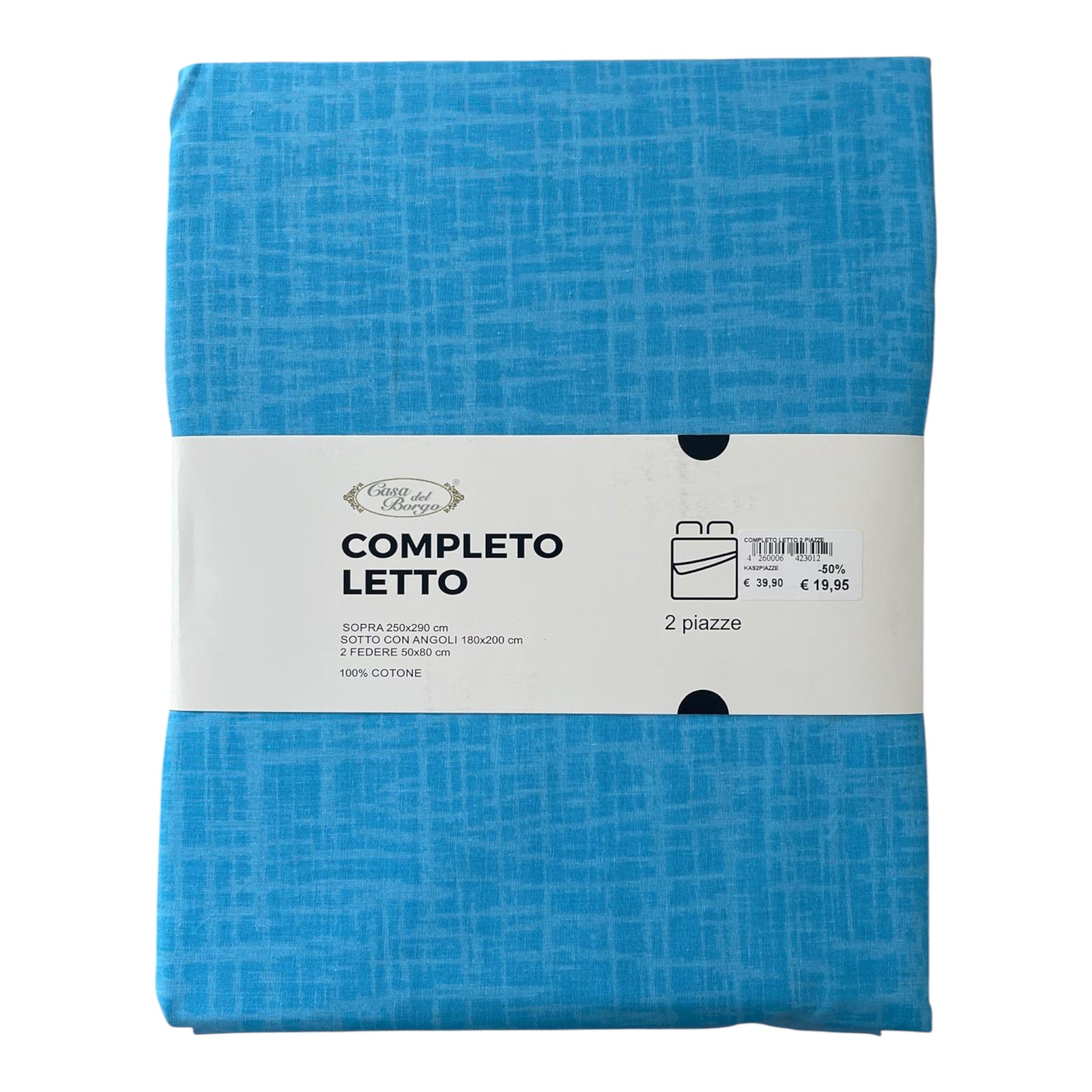 Completo letto Casa del Borgo - Azzurro