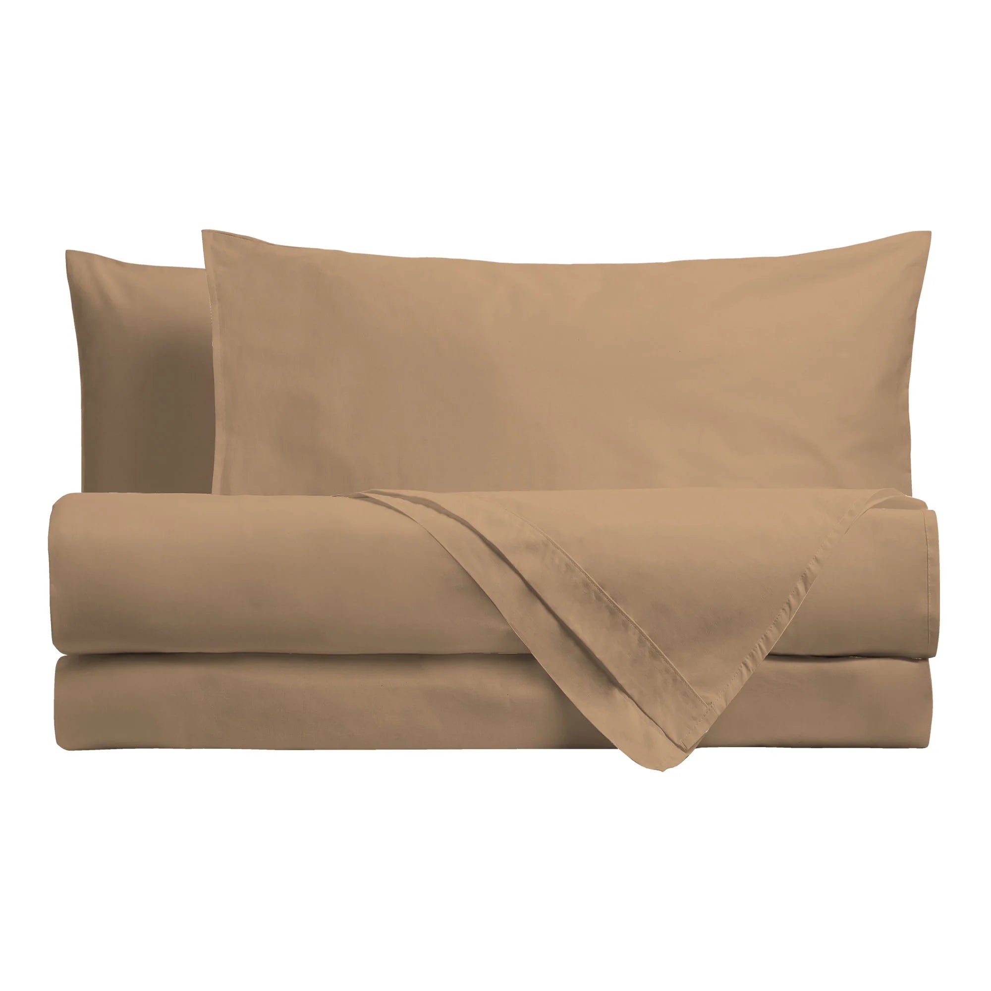 Completo letto Happidea - cotone - Ocra