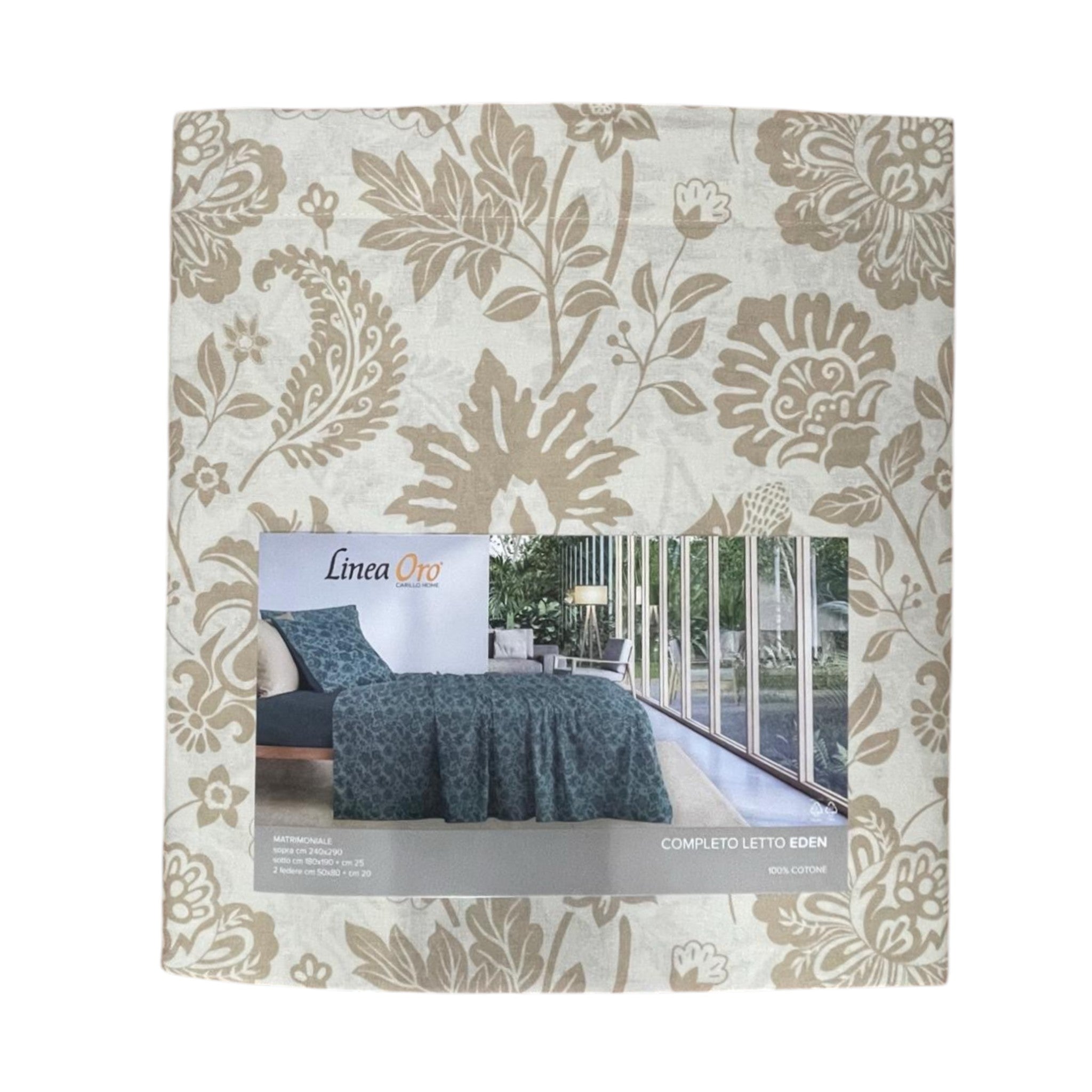 Completo letto LineaOro - Eden - Beige