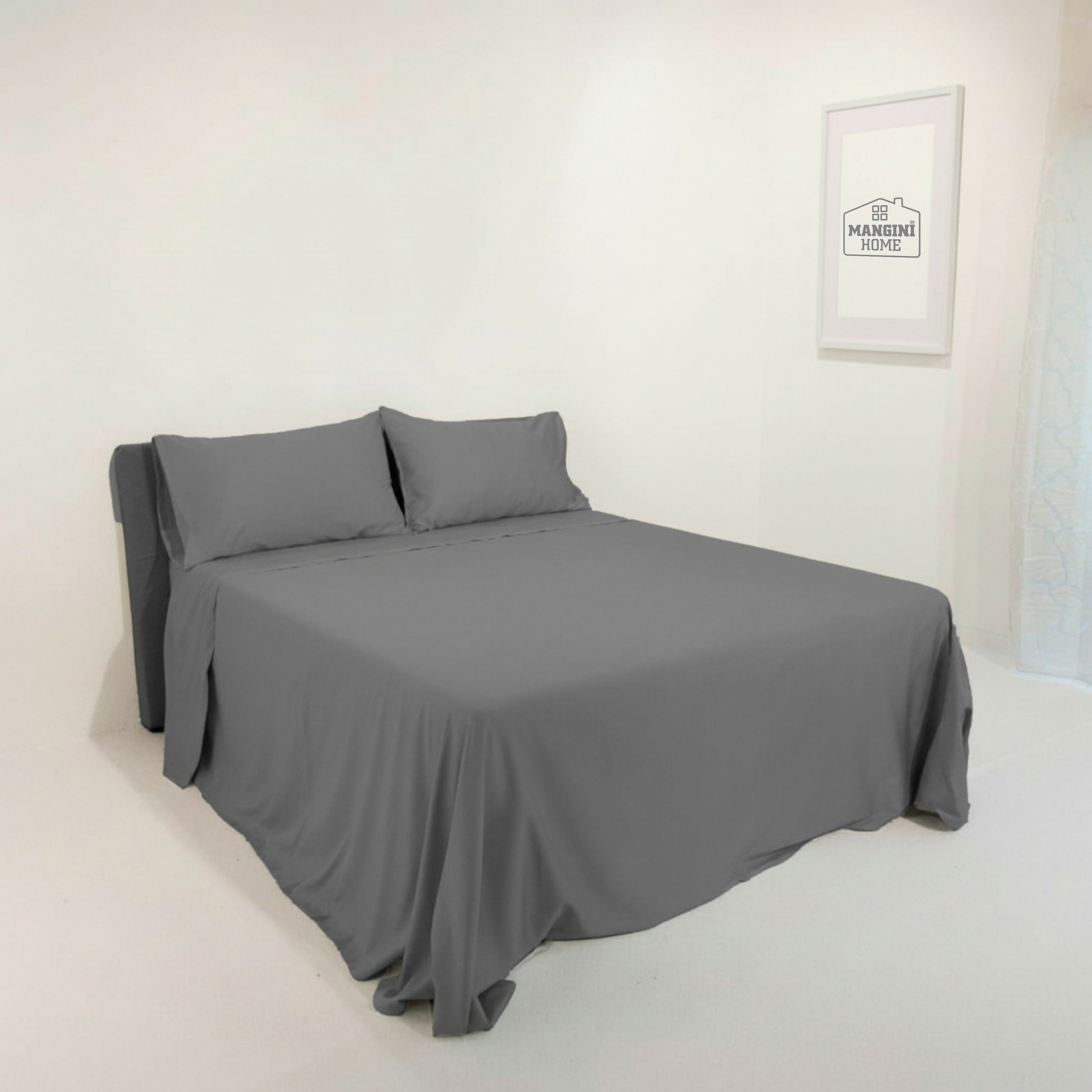 Completo lenzuola Graziella maxi - Grigio scuro