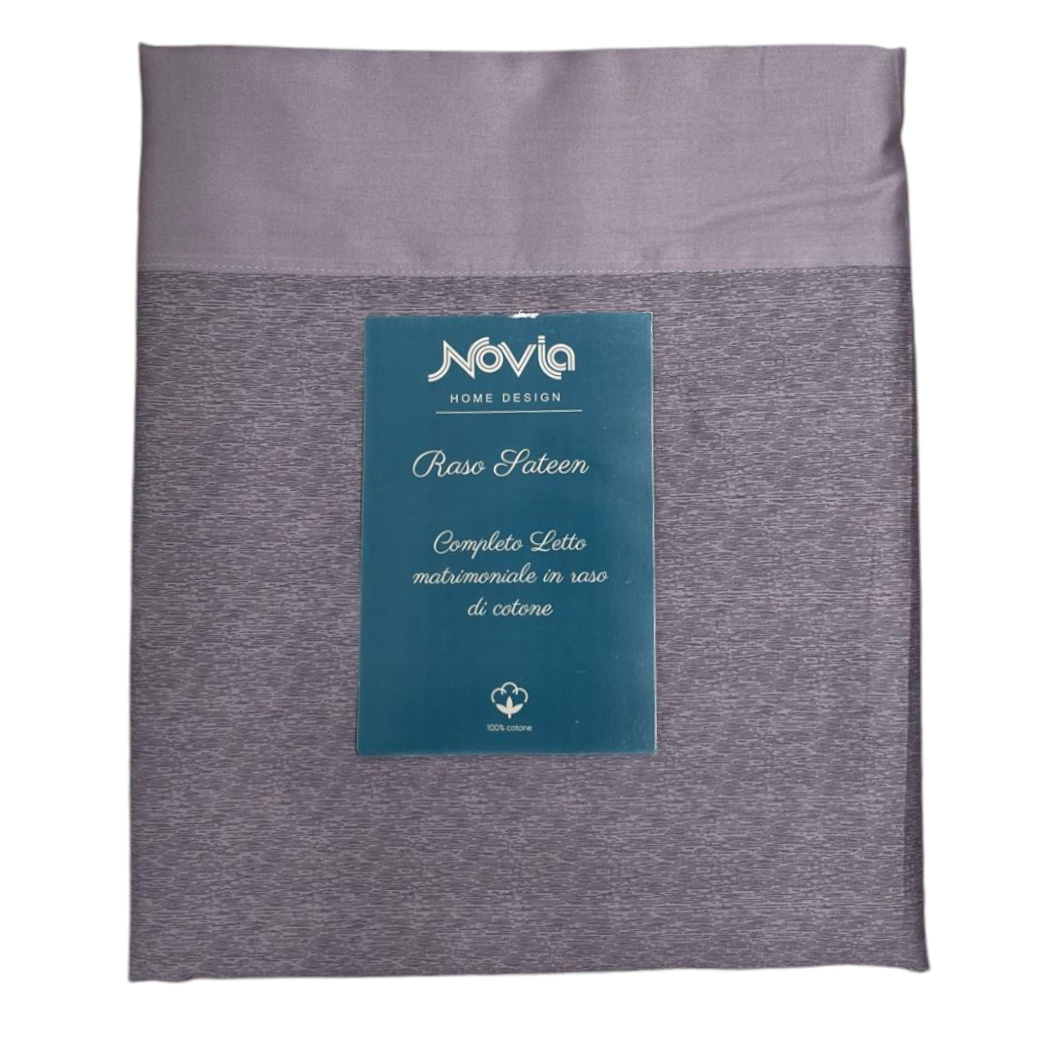 Completo letto Novia - Raso Sateen - Grigio scuro