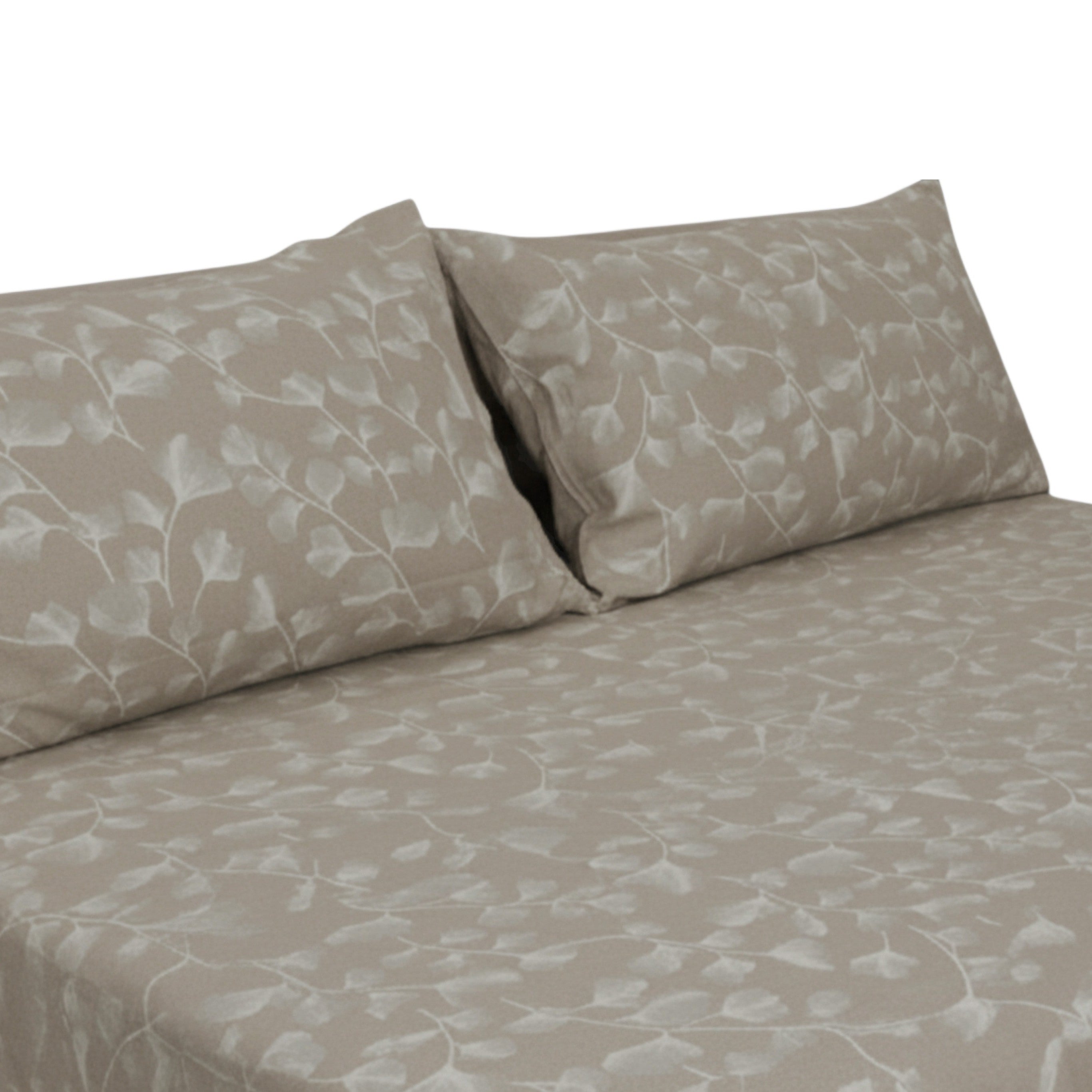 Completo letto flanella - Trentino - Ginco - Beige