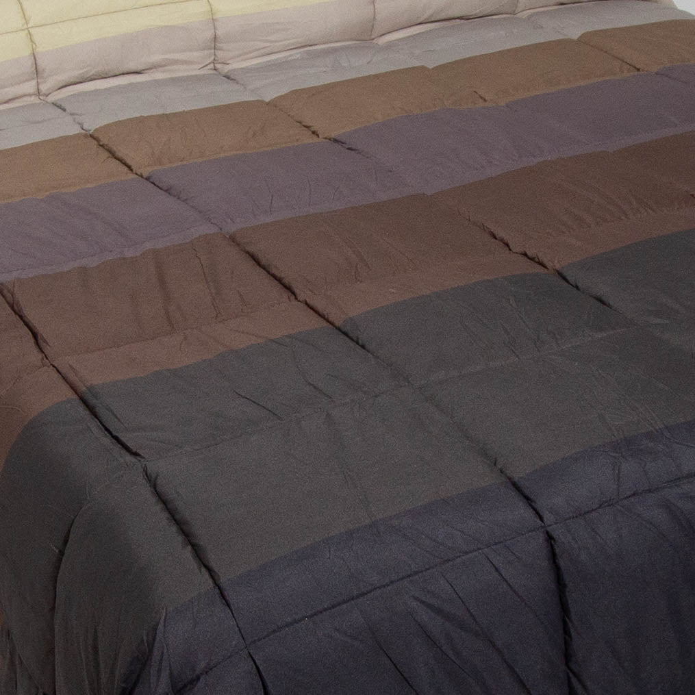 Trapunta - Multicolore marrone grigio