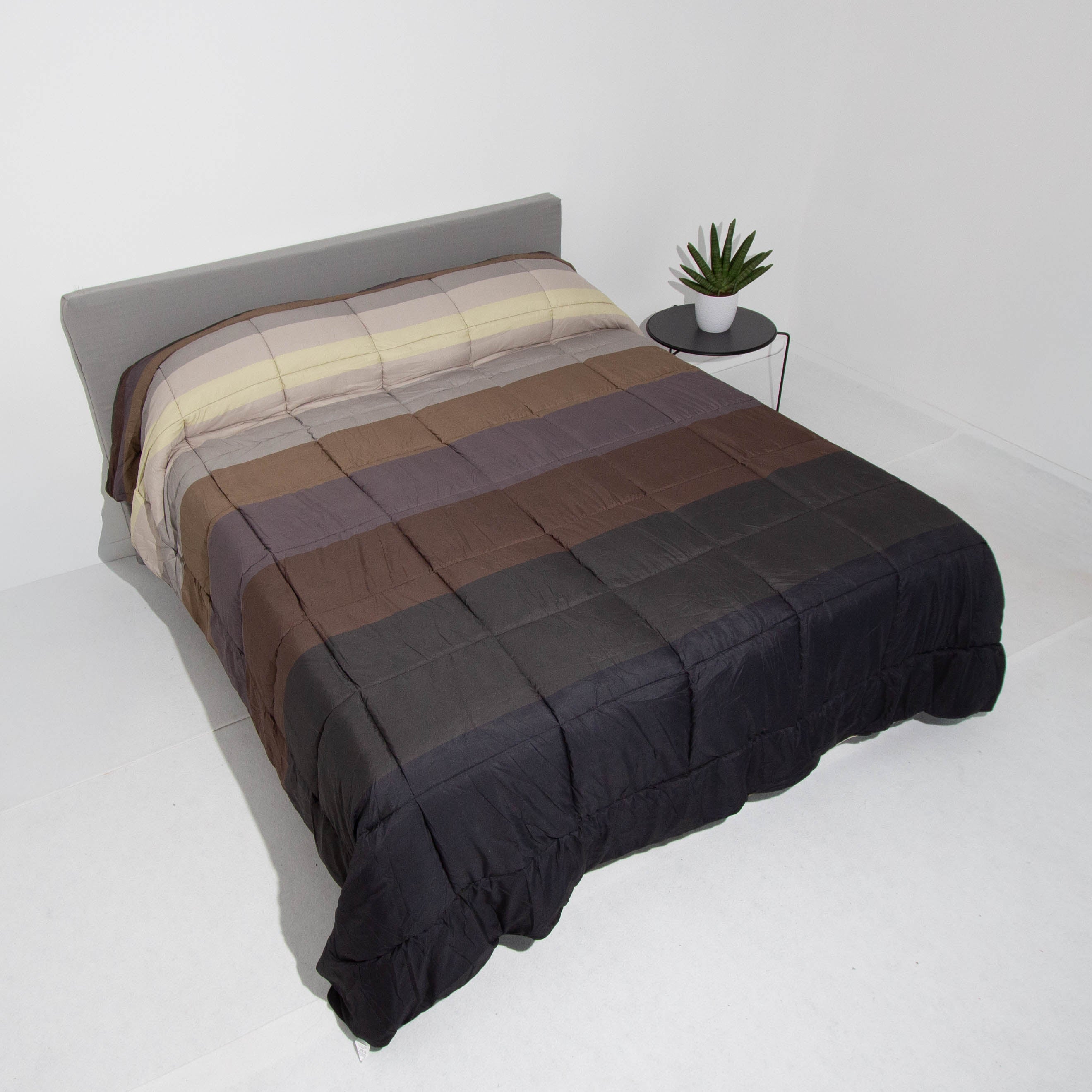 Trapunta - Multicolore marrone grigio