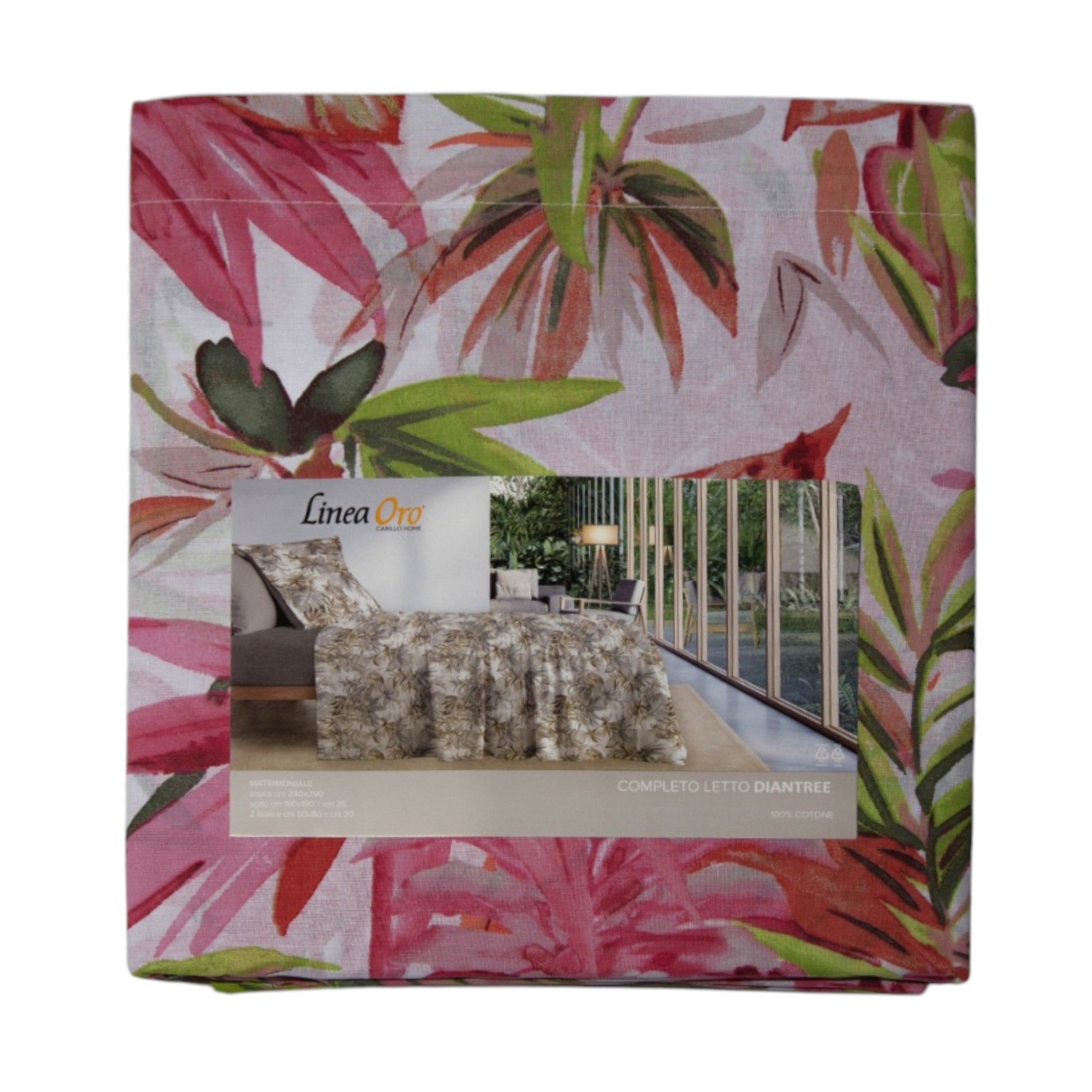 Completo letto LineaOro - Diantree - Rosa