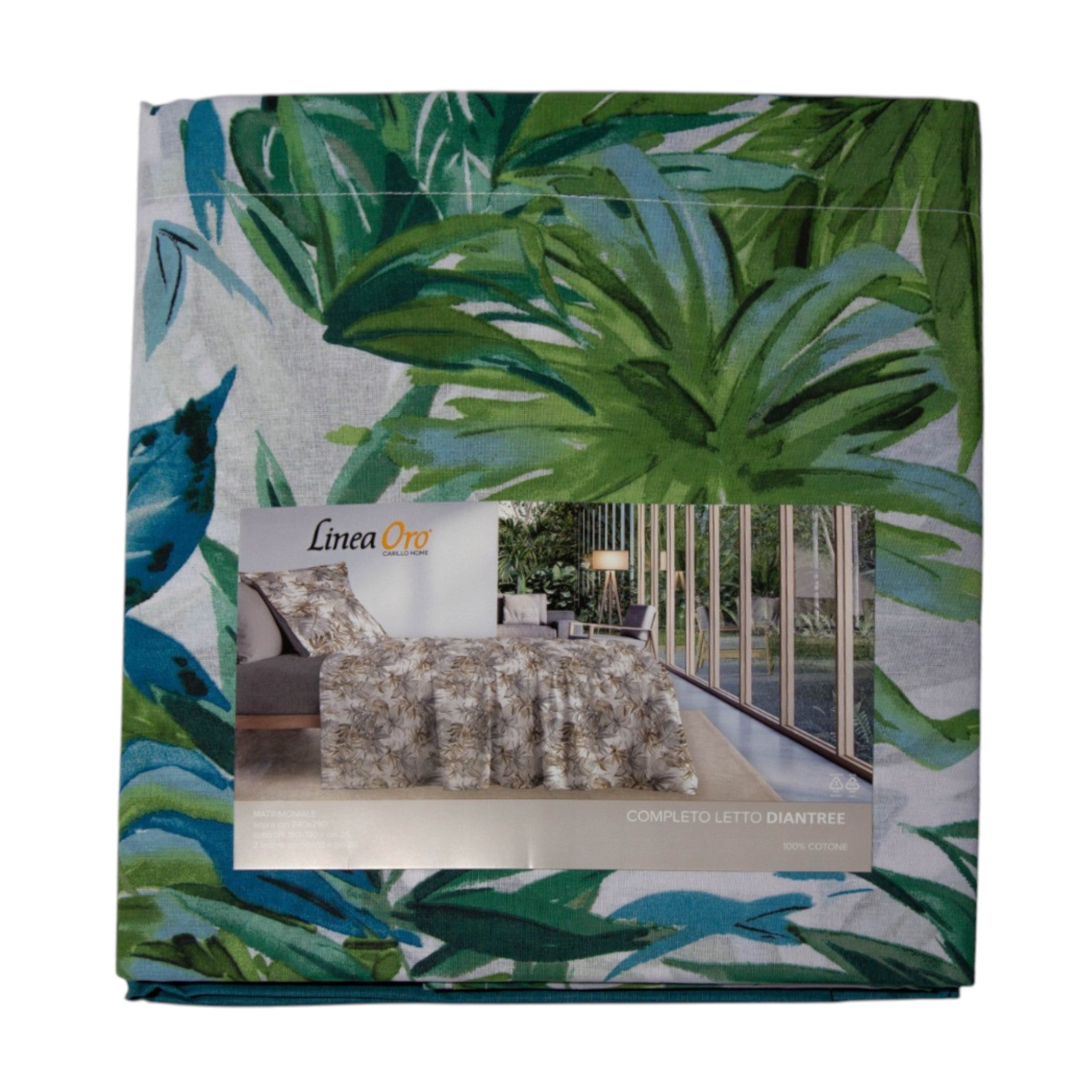 Completo letto LineaOro - Diantree - Verde