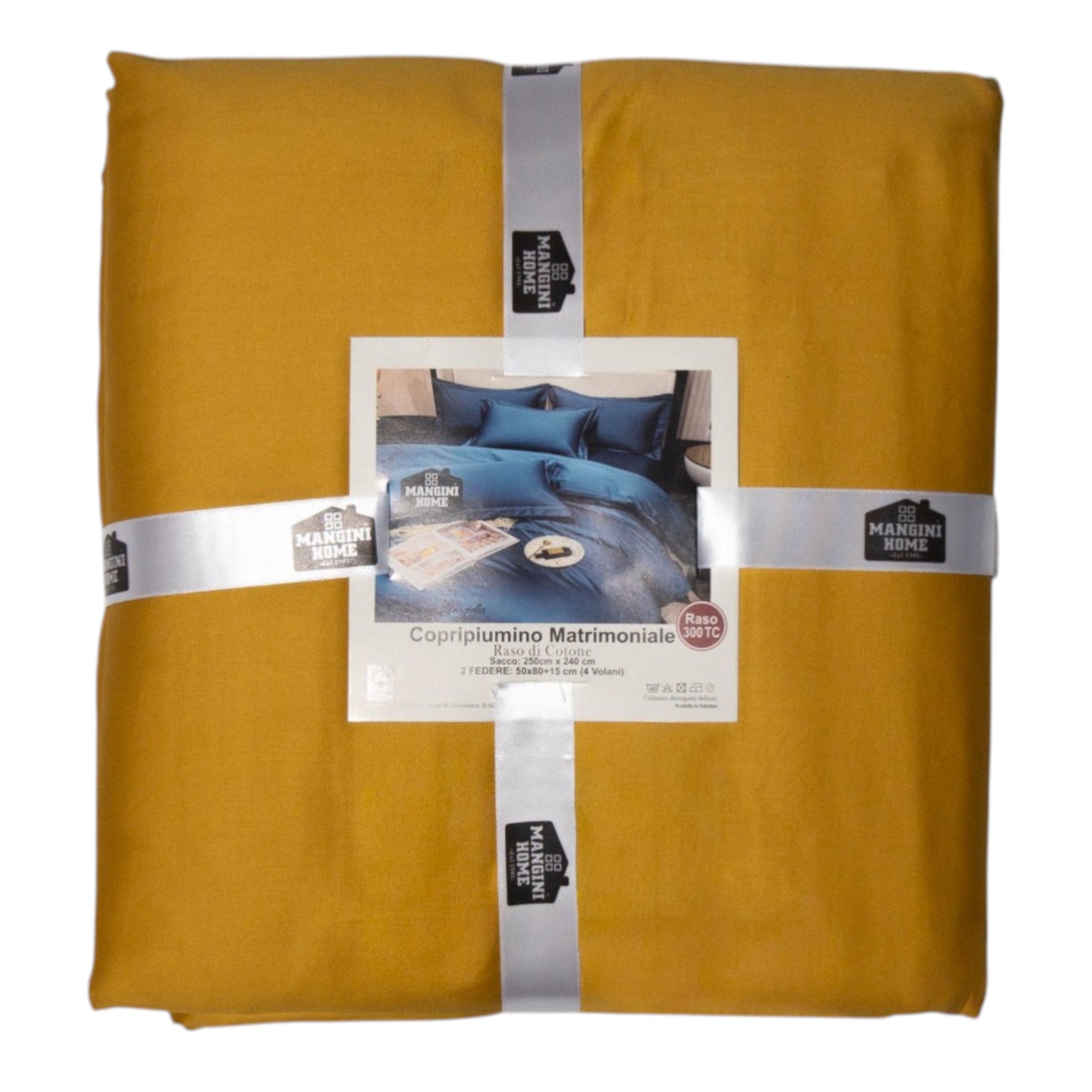 Copripiumino matrimoniale - Senape