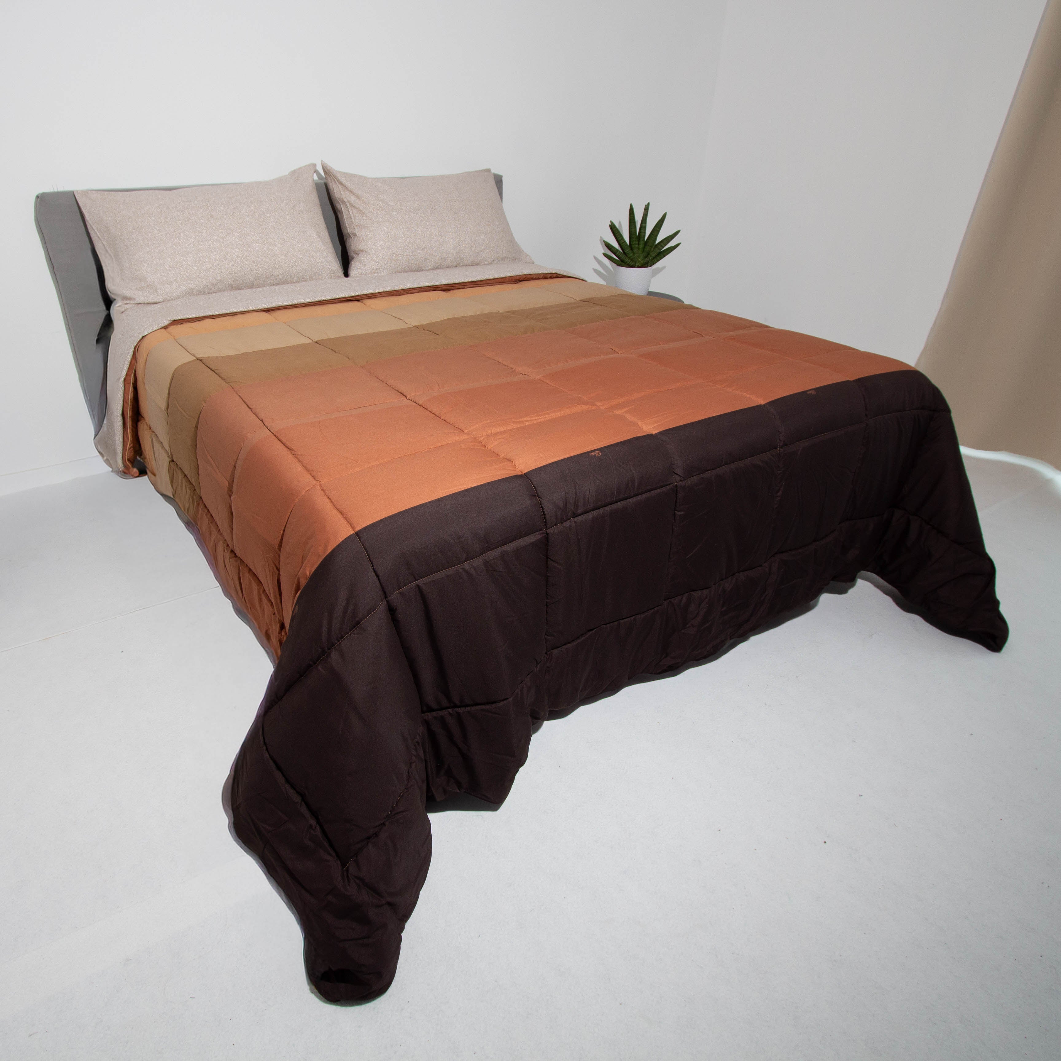 Trapunta - Multicolore marrone arancio