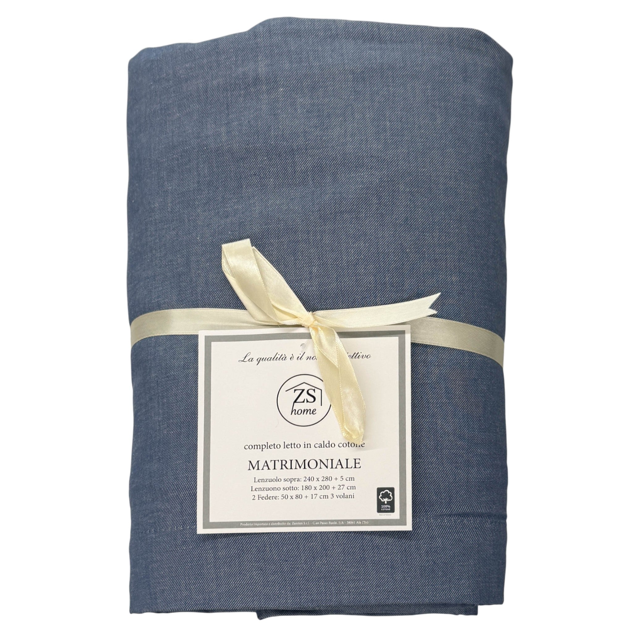 Completo letto caldo cotone - Jeans