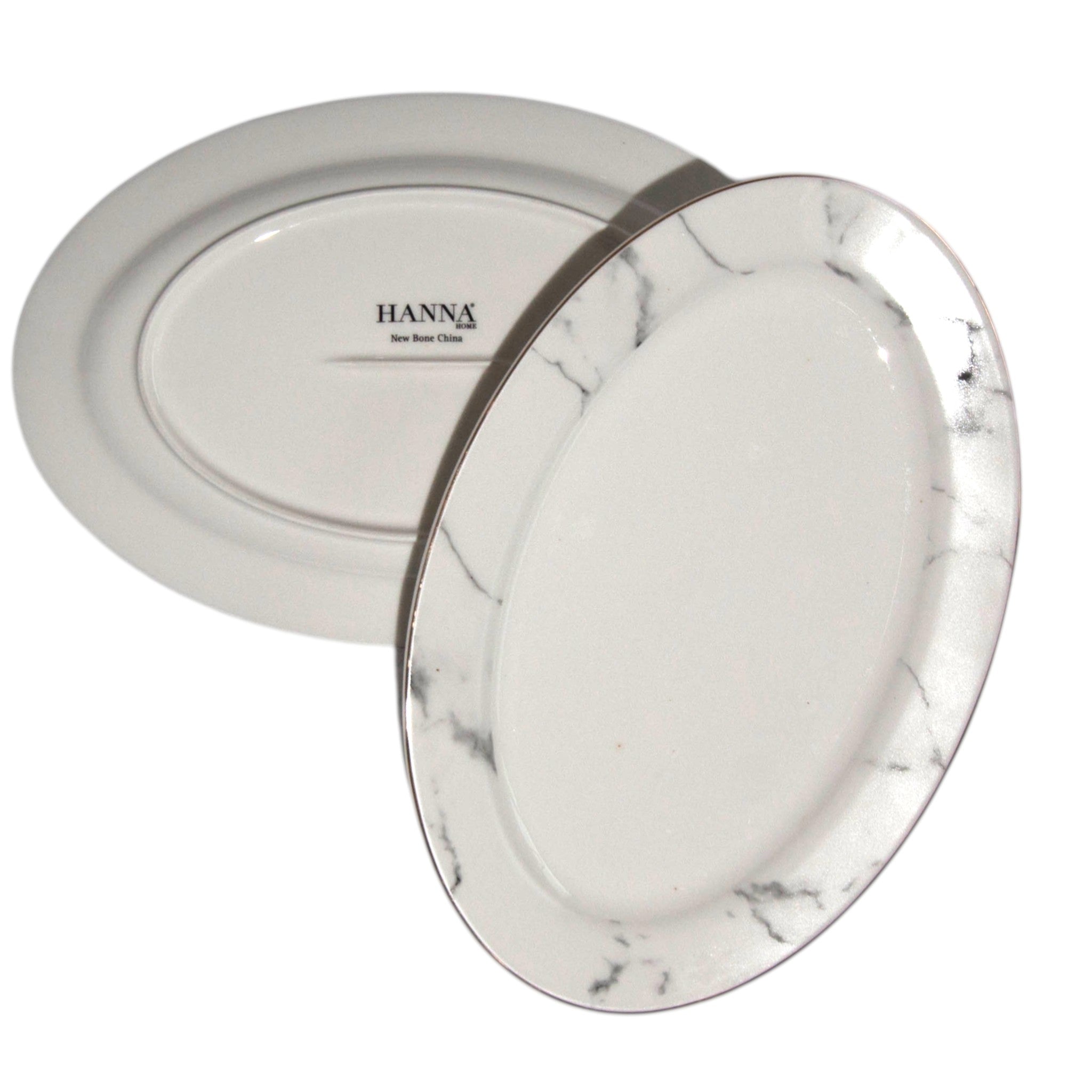 Set 2 piatti/vassoi HANNA Home - Carrara