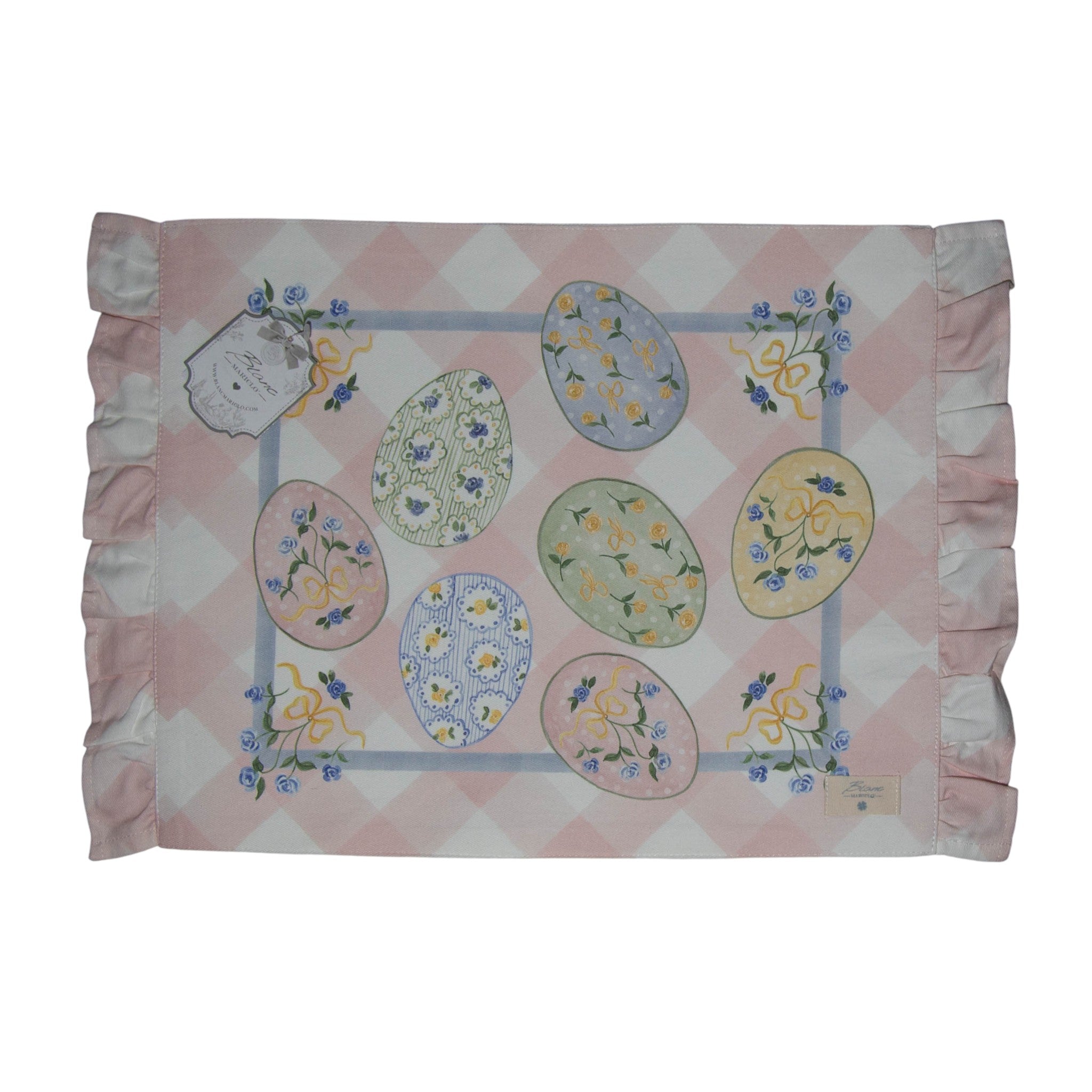 Tovaglietta Pretty Easter - Blanc Mariclò - A36369