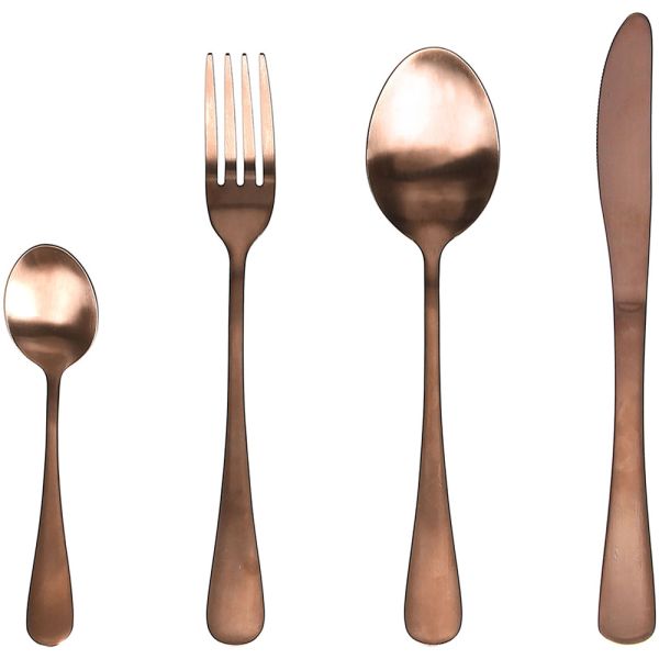 Set posate Tognana Odette - 24 pz - Rose Gold