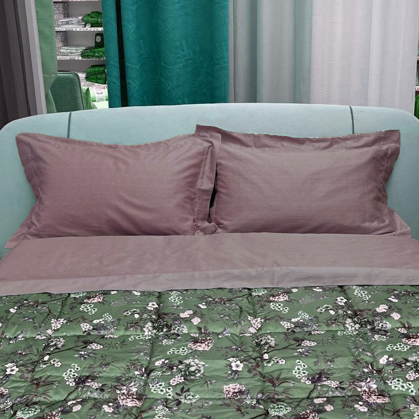 Completo letto Novia - Raso Sateen - Pesca