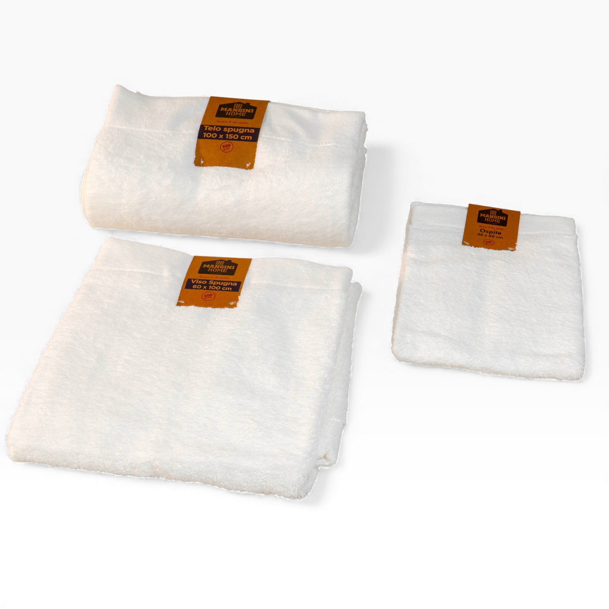 Telo-Viso-Ospite spugna - Bianco