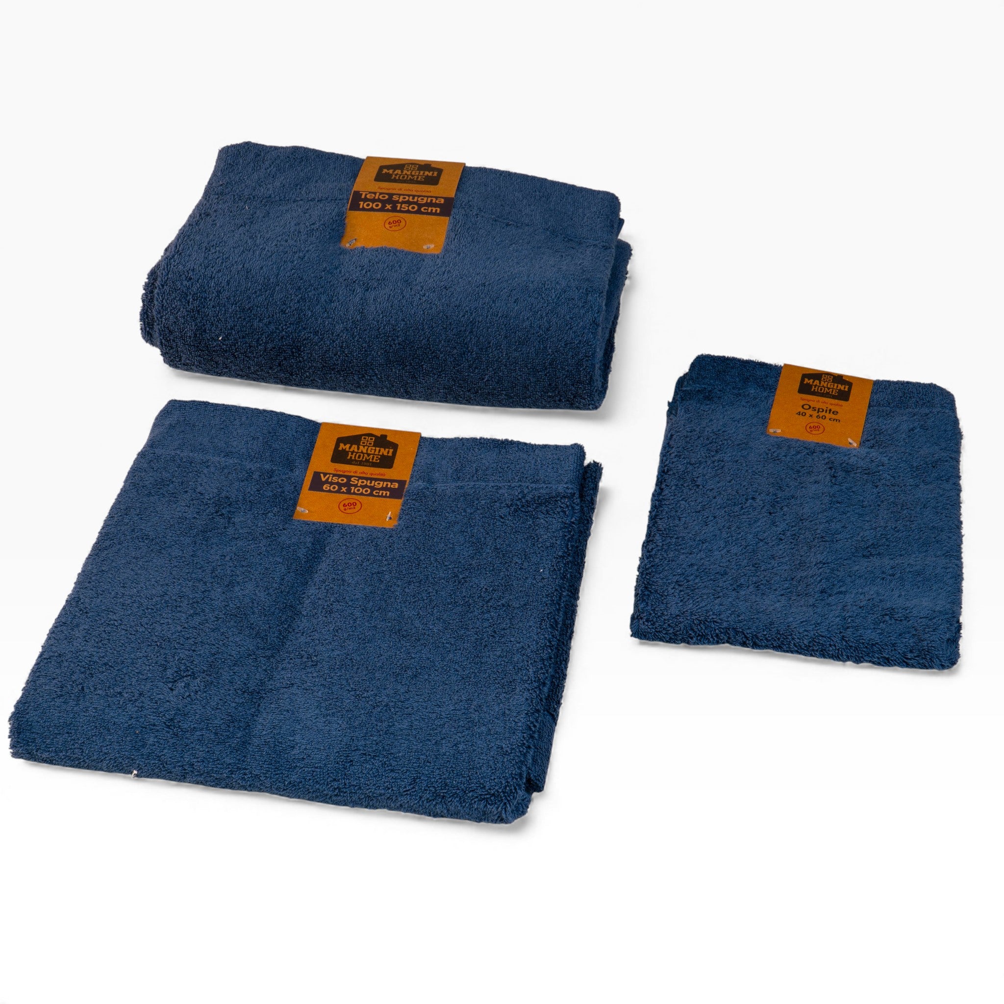 Telo-Viso-Ospite spugna - Blu