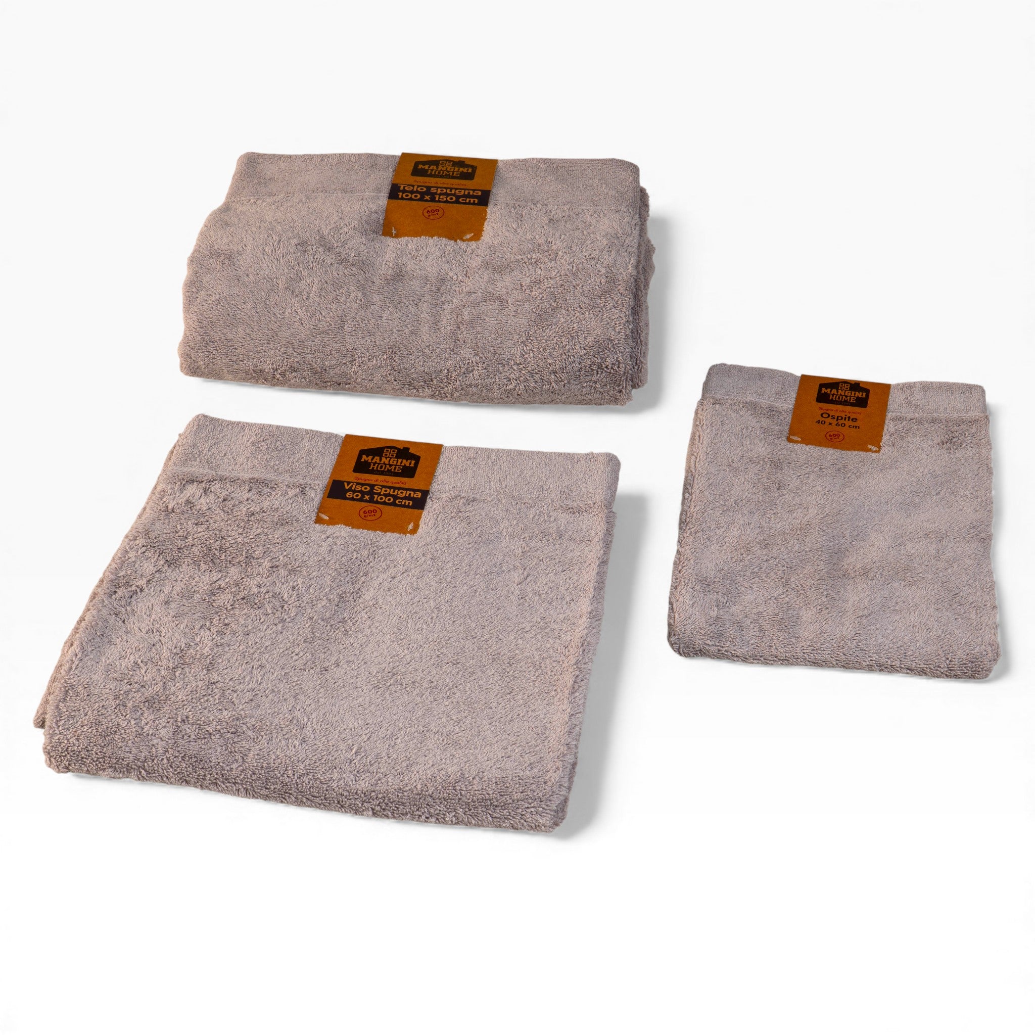 Telo-Viso-Ospite spugna - Tortora