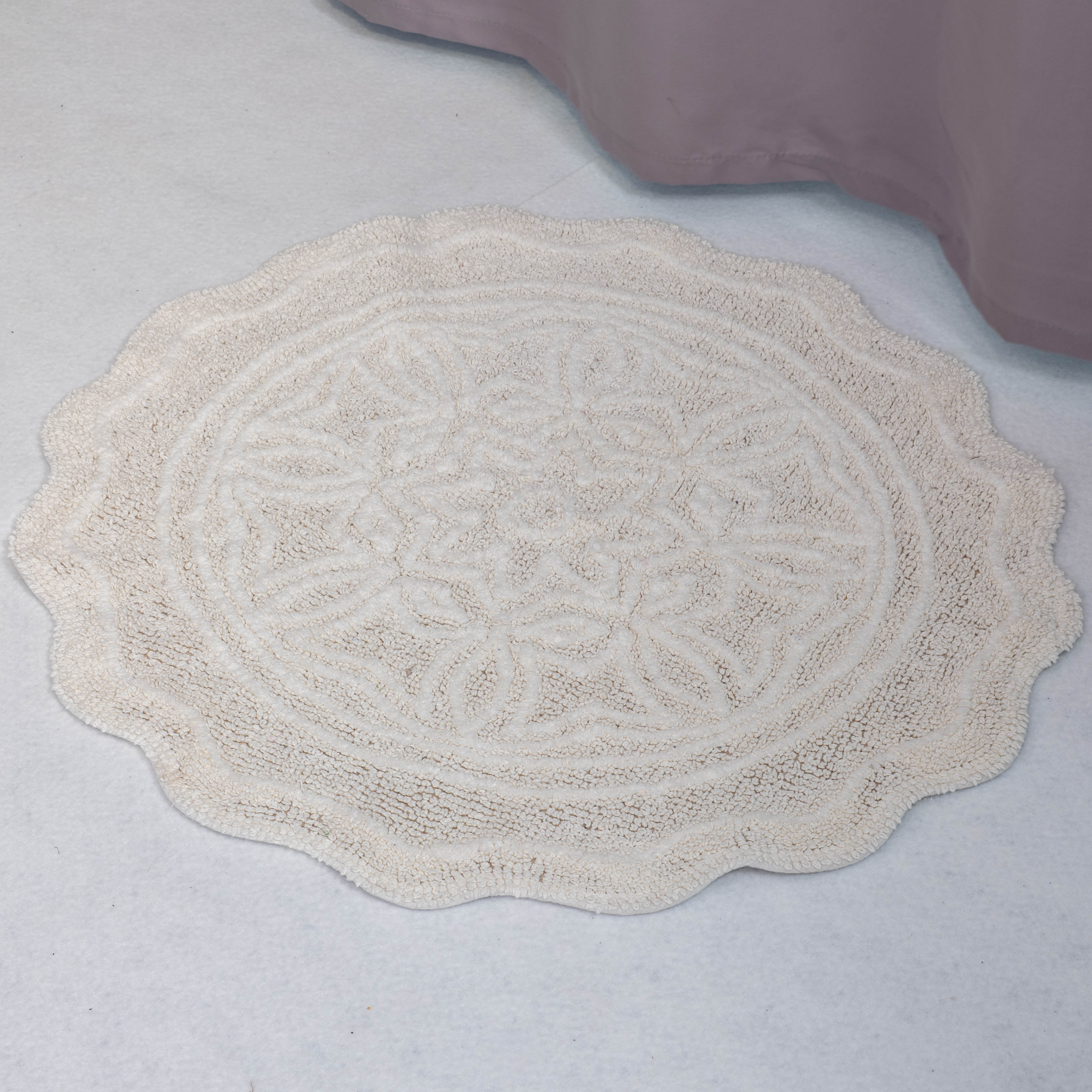 Tappeto Blanc Mariclò - rotondo Stella - Beige