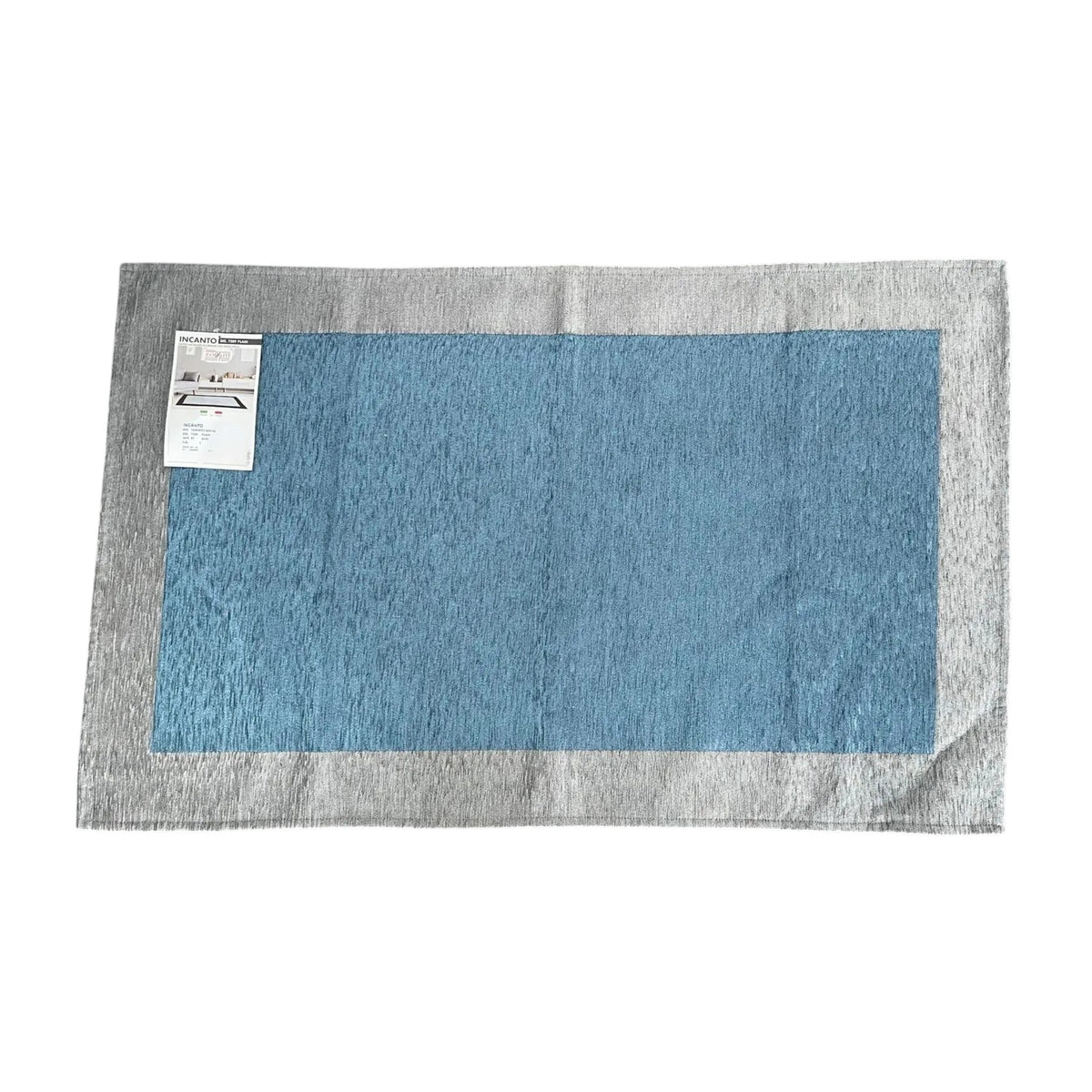 Tappeto Incanto (Dis. 7209 Plain) - 85 x 145 cm - Avio