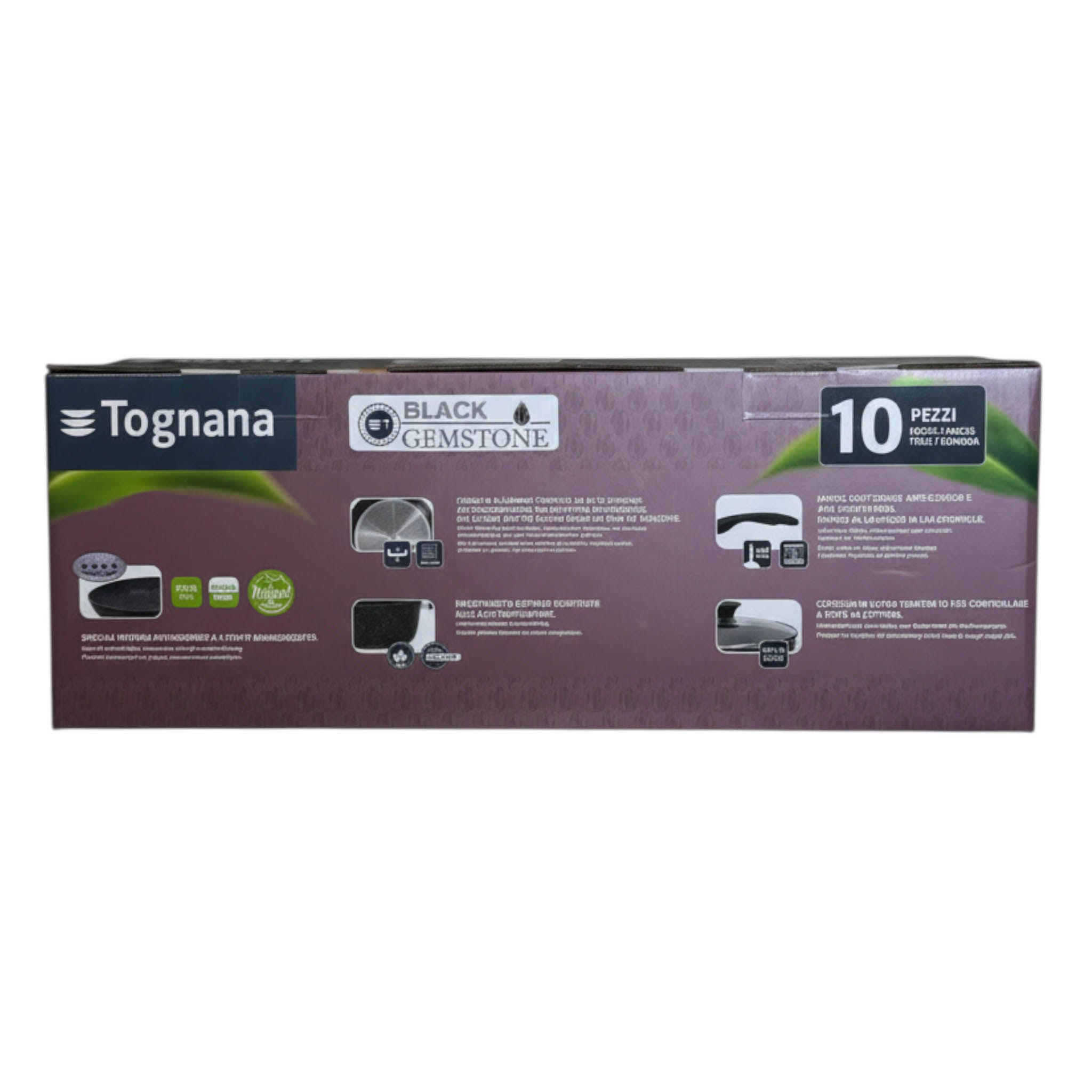 Batteria Tognana - Black Gemstone - 10 pz