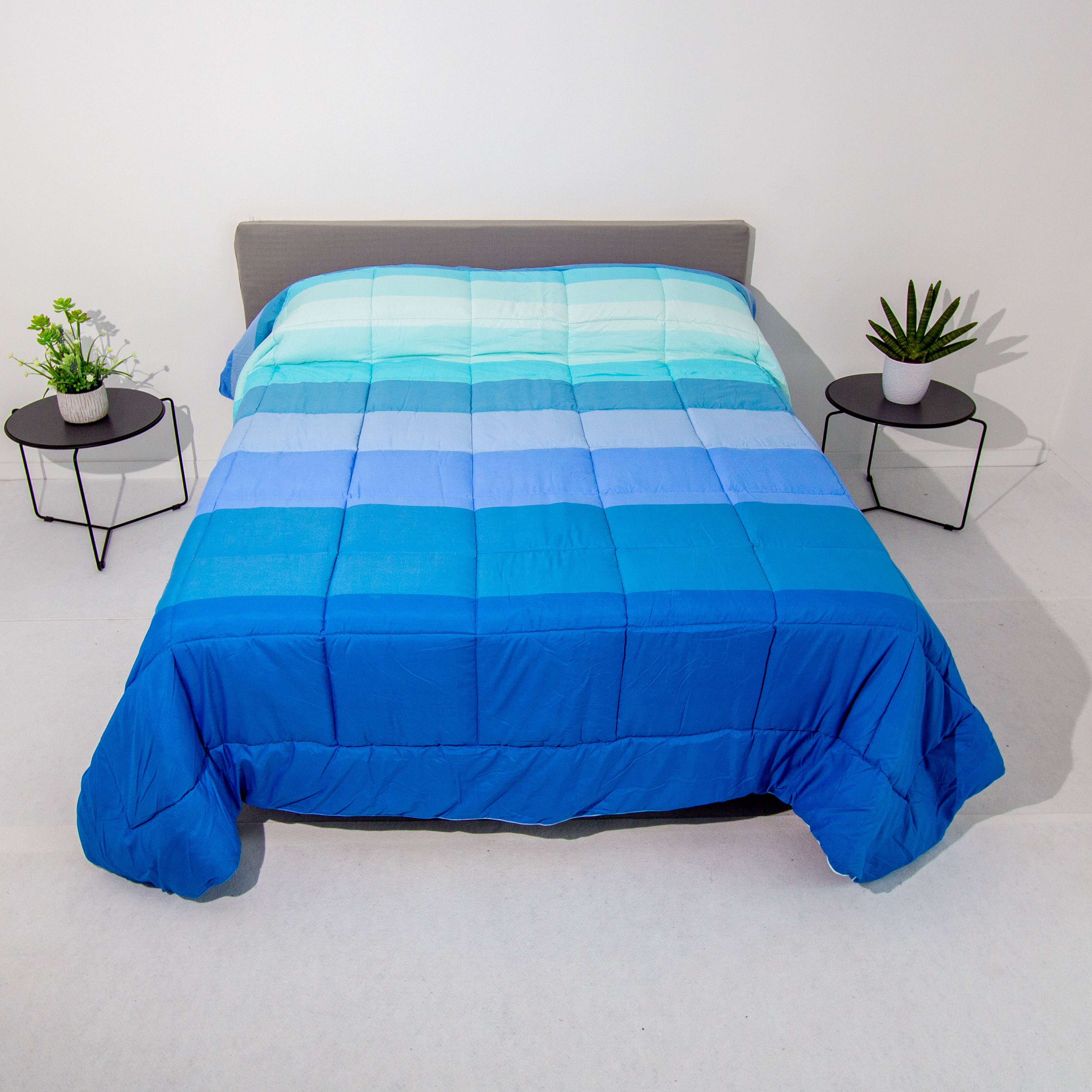 Trapunta - Multicolore blu celeste