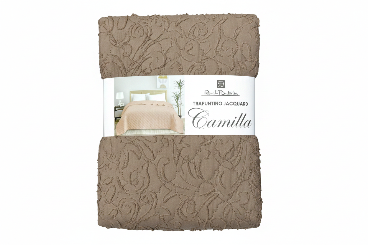 Trapuntino jacquard R. Balestra - Camilla - Cioccolato