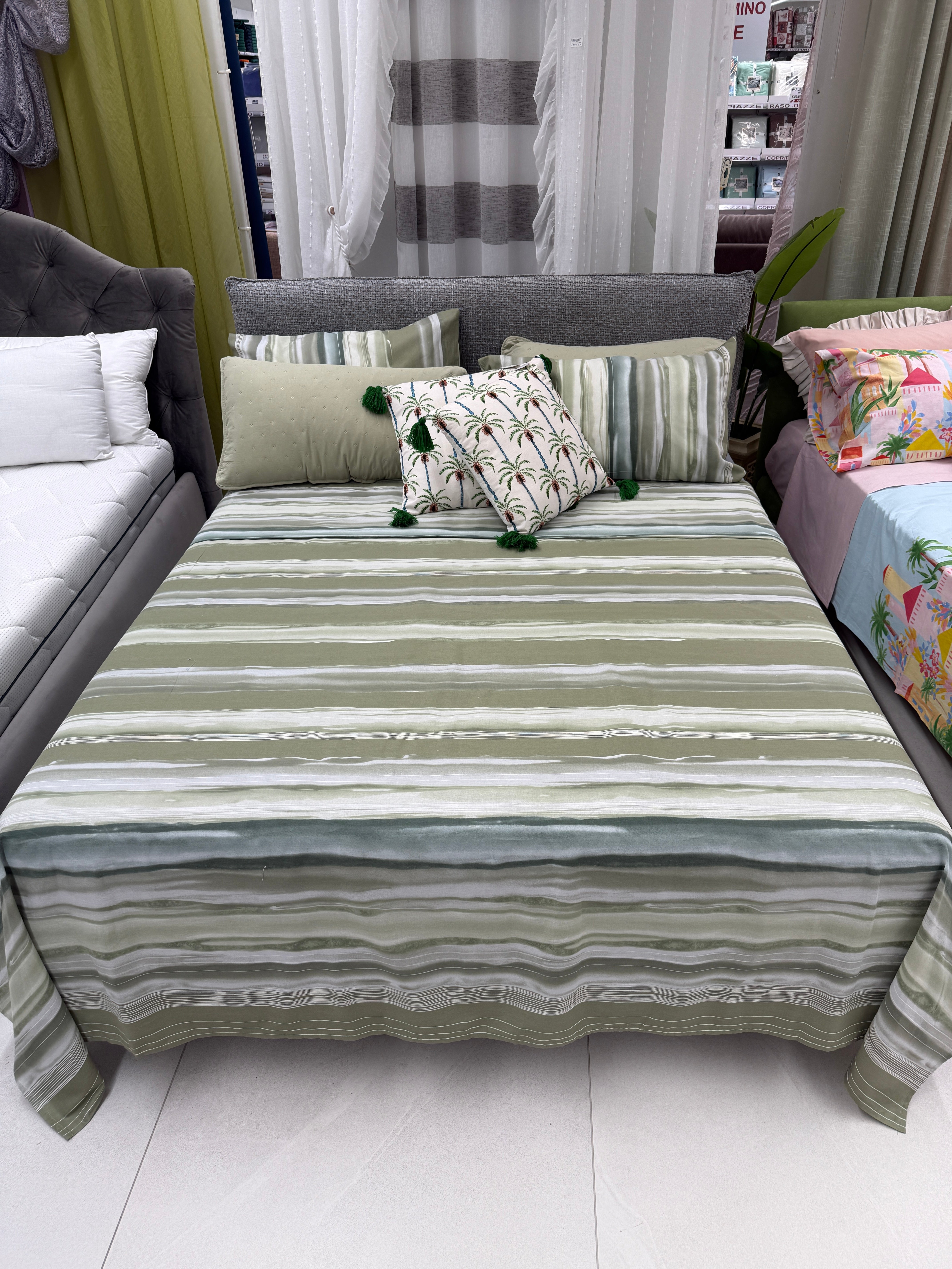 Completo letto Bassetti Dream Extension - Verde