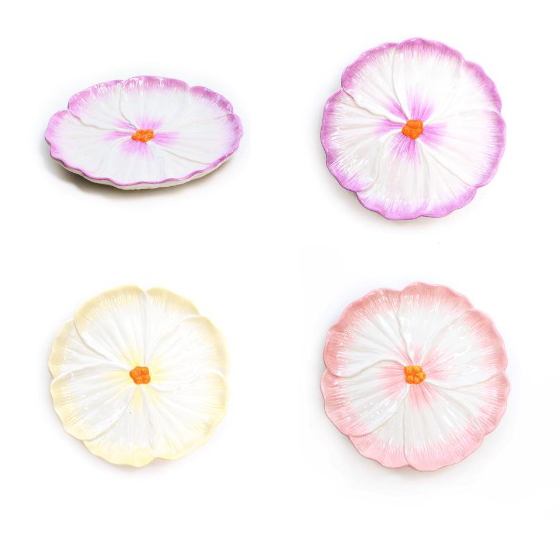 Piatto fiore ceramica - 1049960