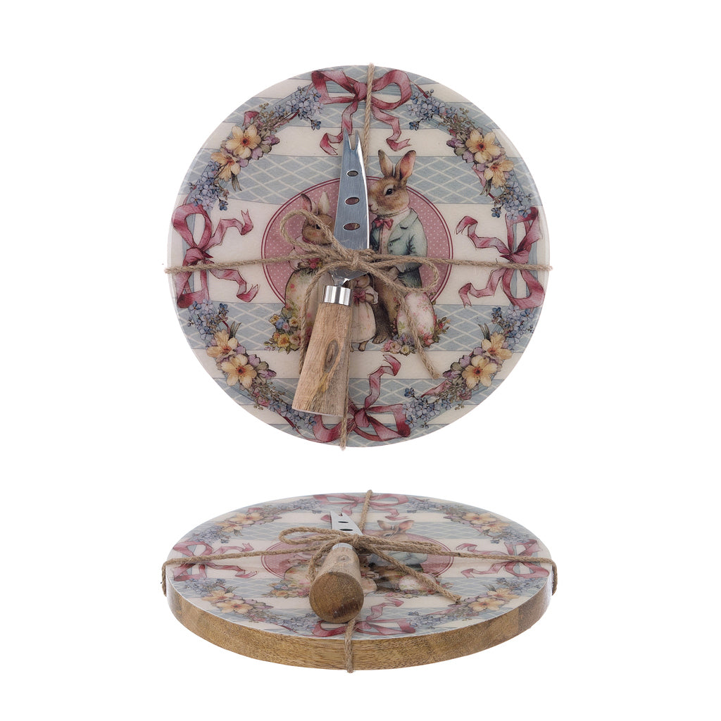 Set tagliere + coltello - Blanc Mariclò - A37910